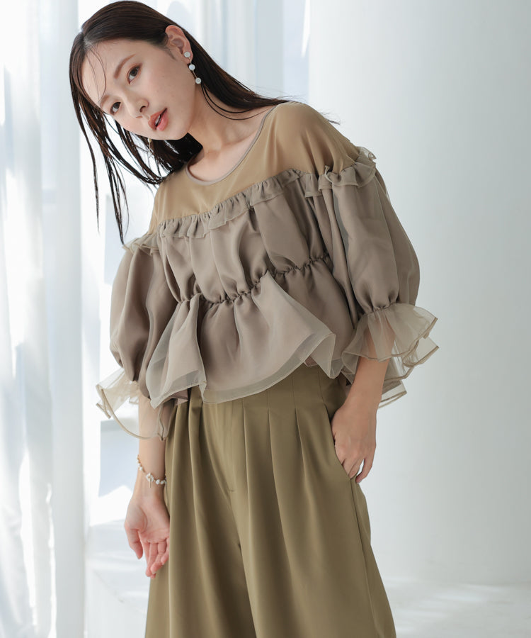163cm/Mサイズ着用