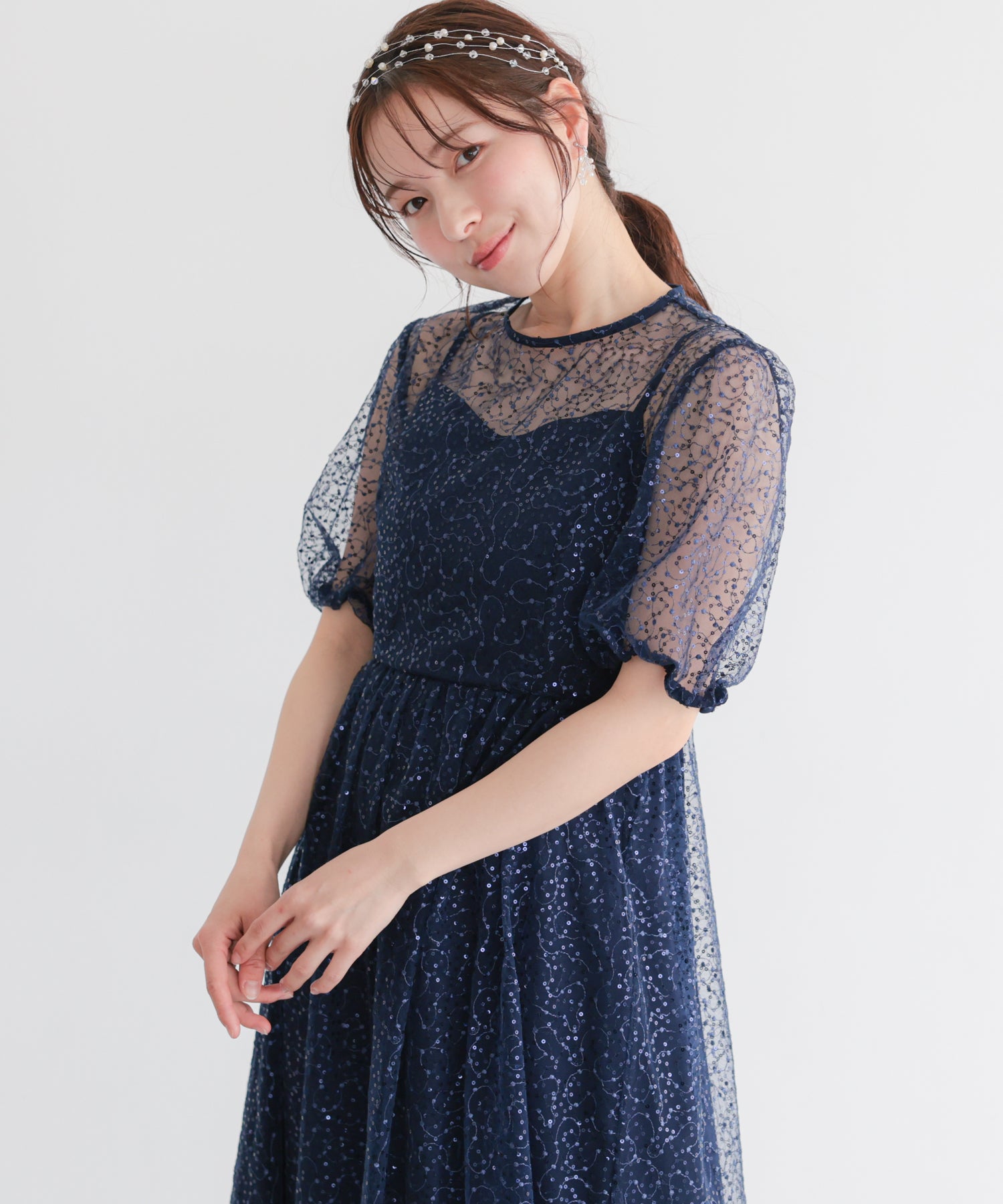 シアースパンコールフレアドレス/22326288