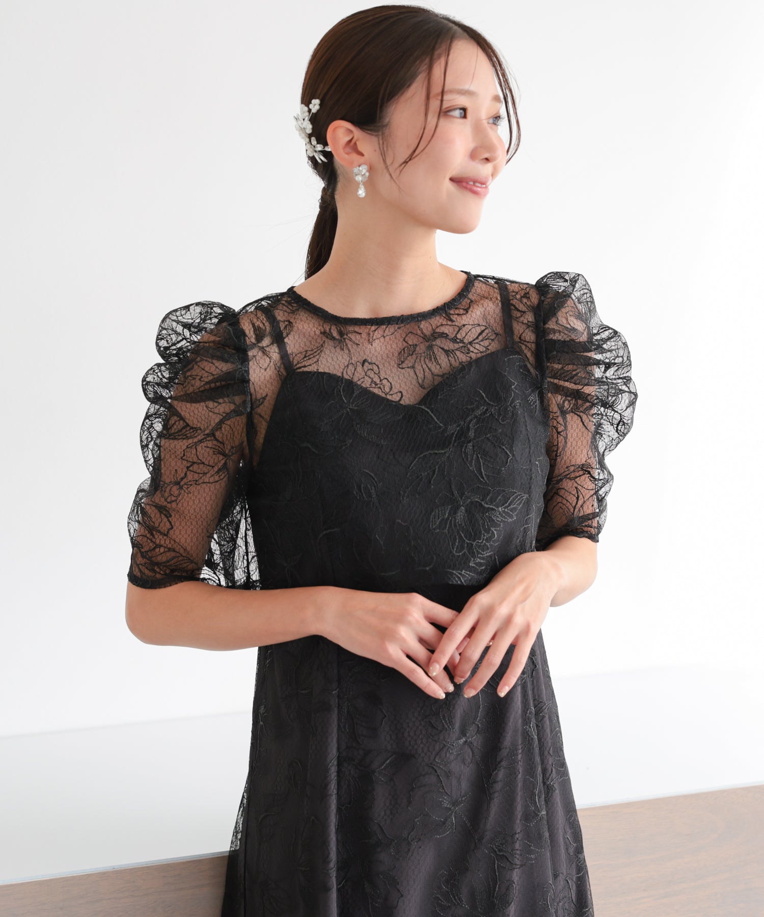 ブラック/162cm/Mサイズ着用