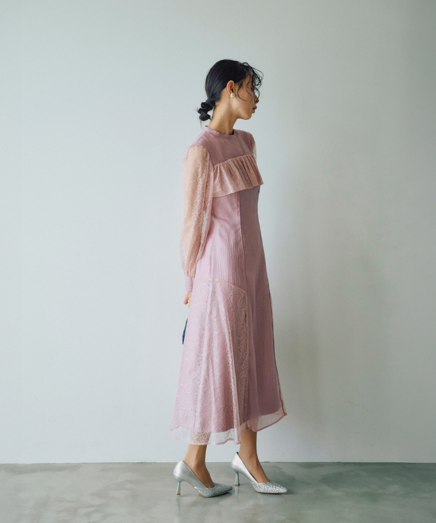 アッシュパープル/165cm/Mサイズ着用