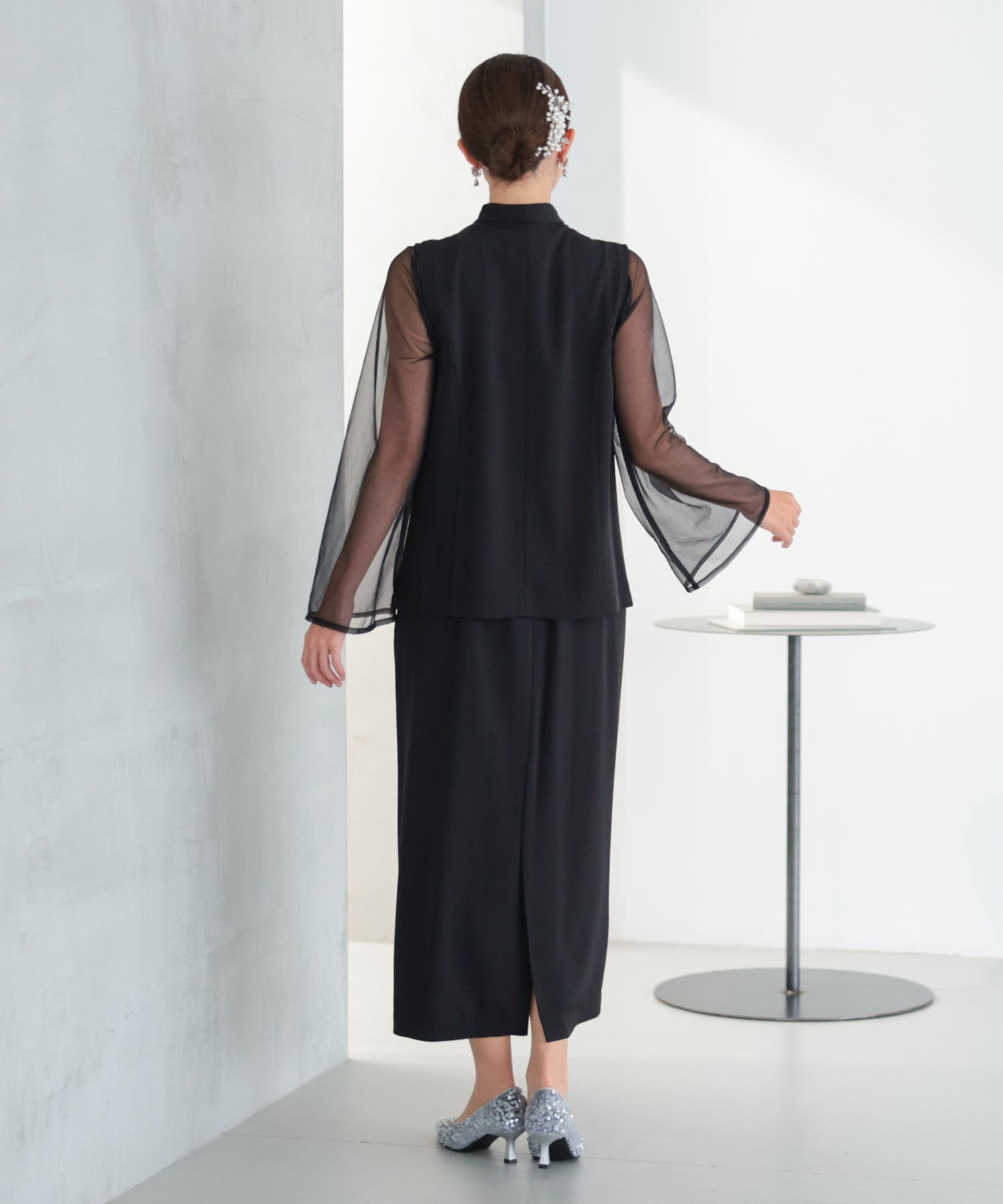 シアーレイヤード2WAYドレスセット/22325283