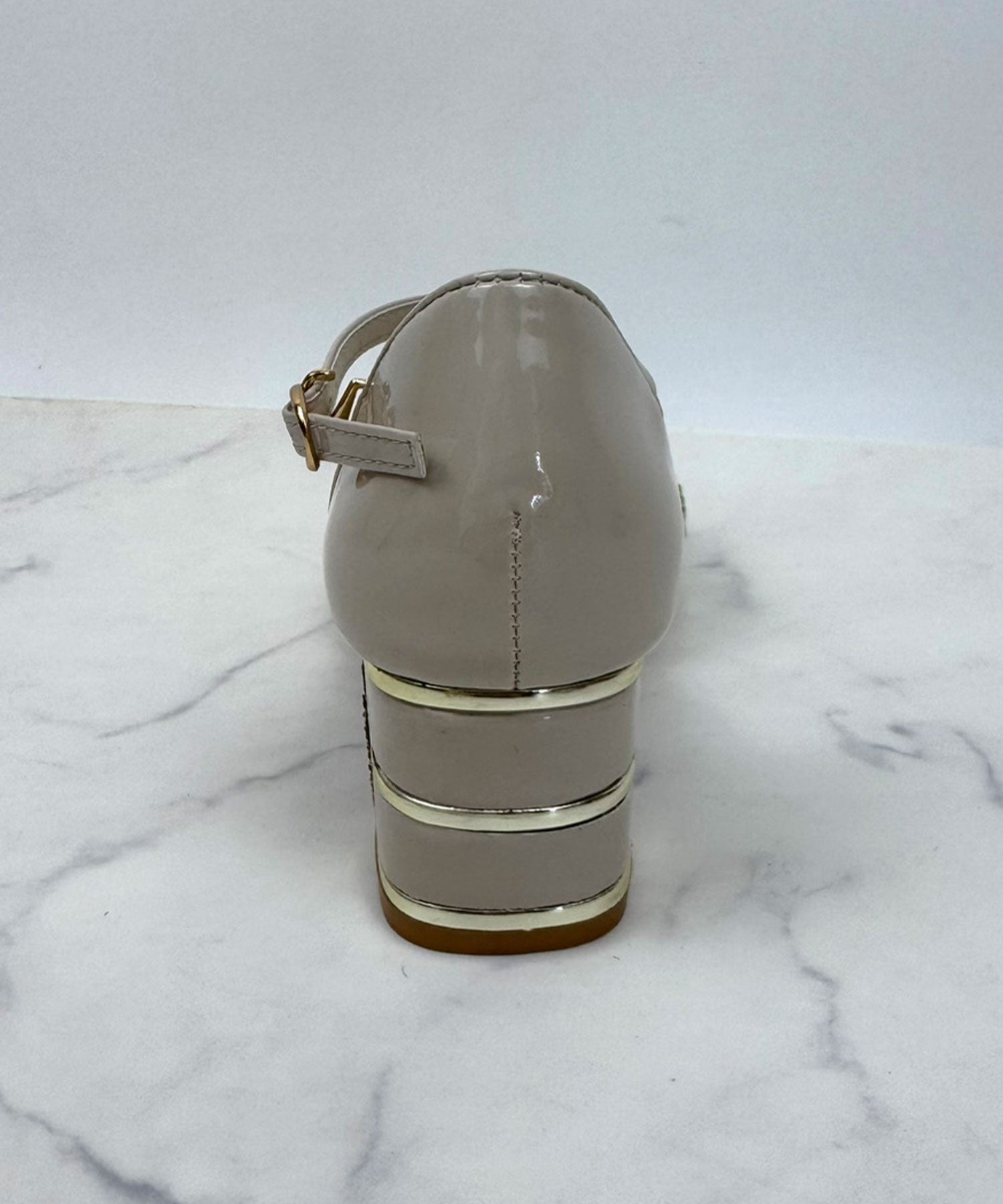 スパングルコール刺繍パンプス/3431