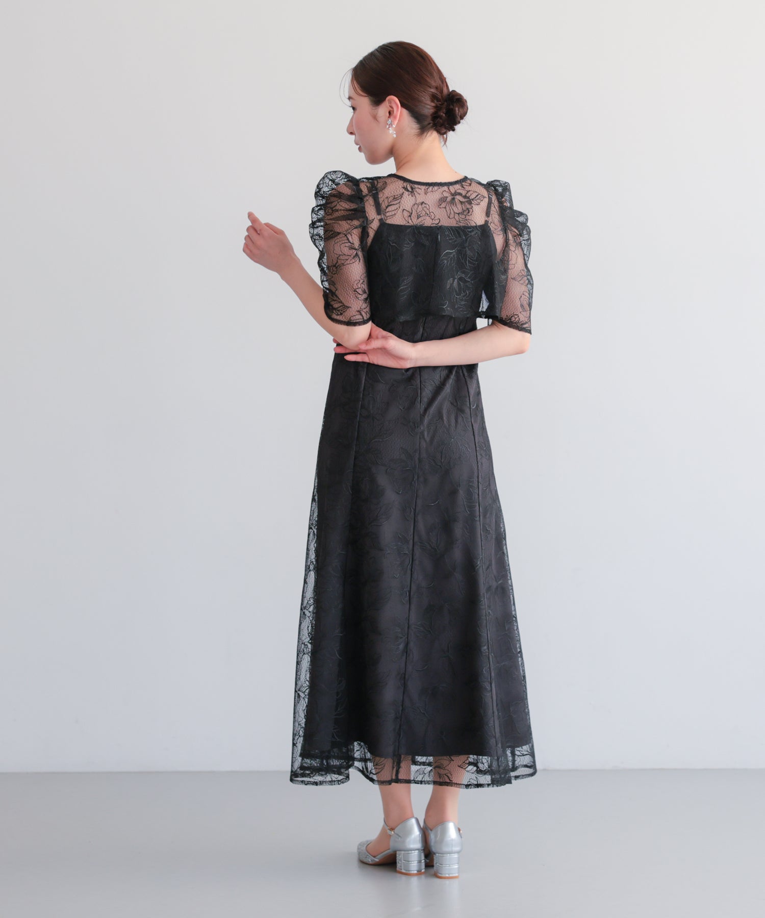 シアーレースボレロセットアップドレス/22325280