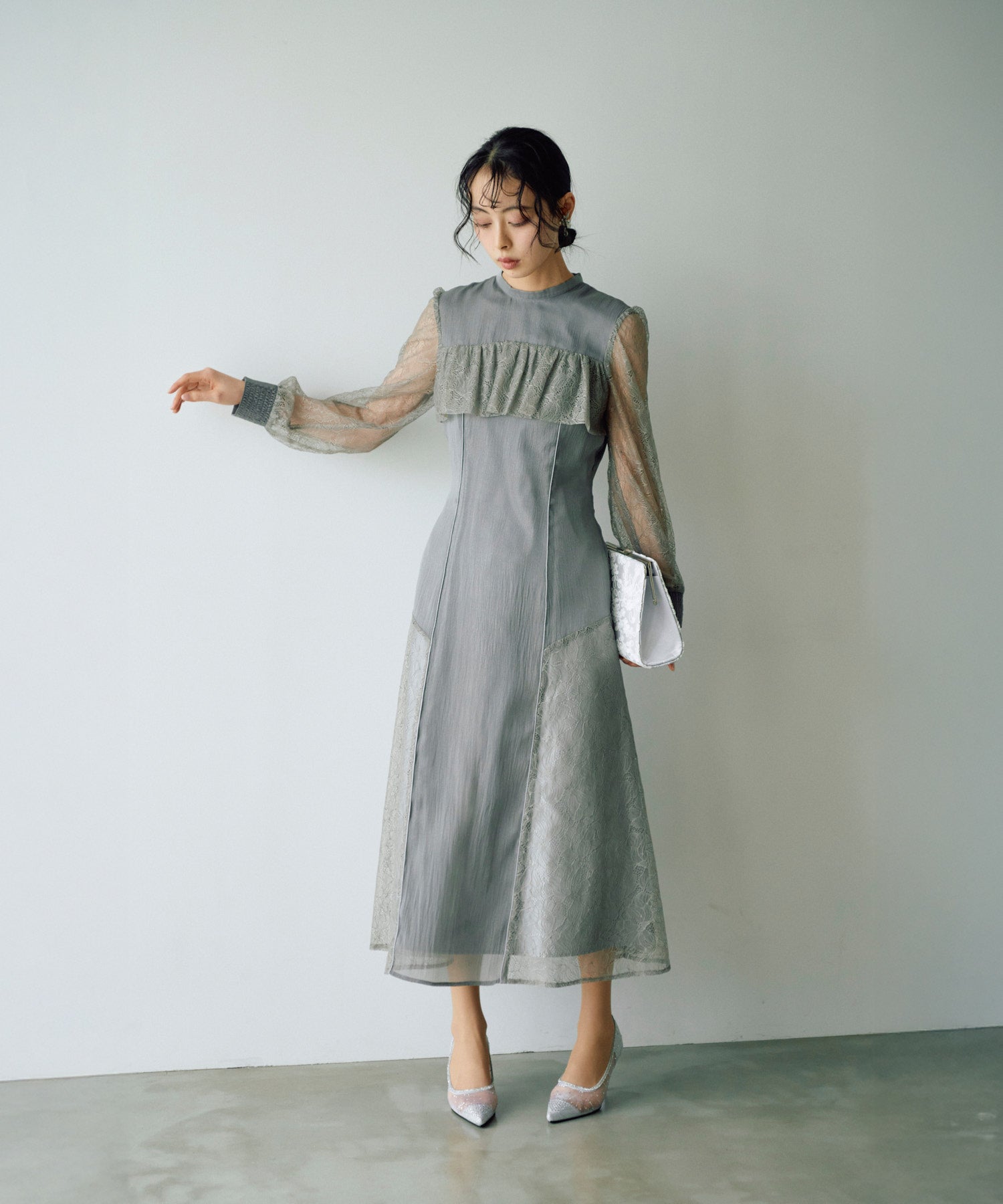 チャコール/165cm/Mサイズ着用