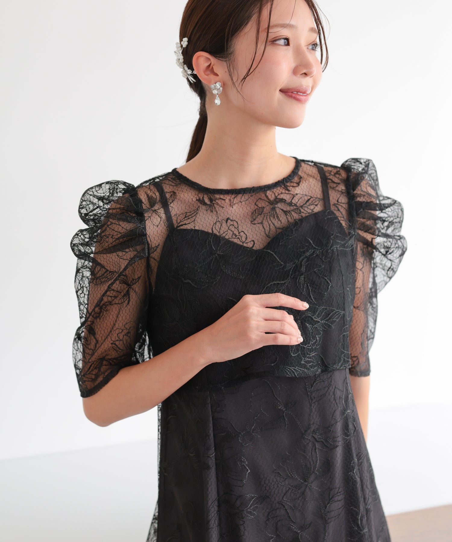 ブラック/162cm/Mサイズ着用