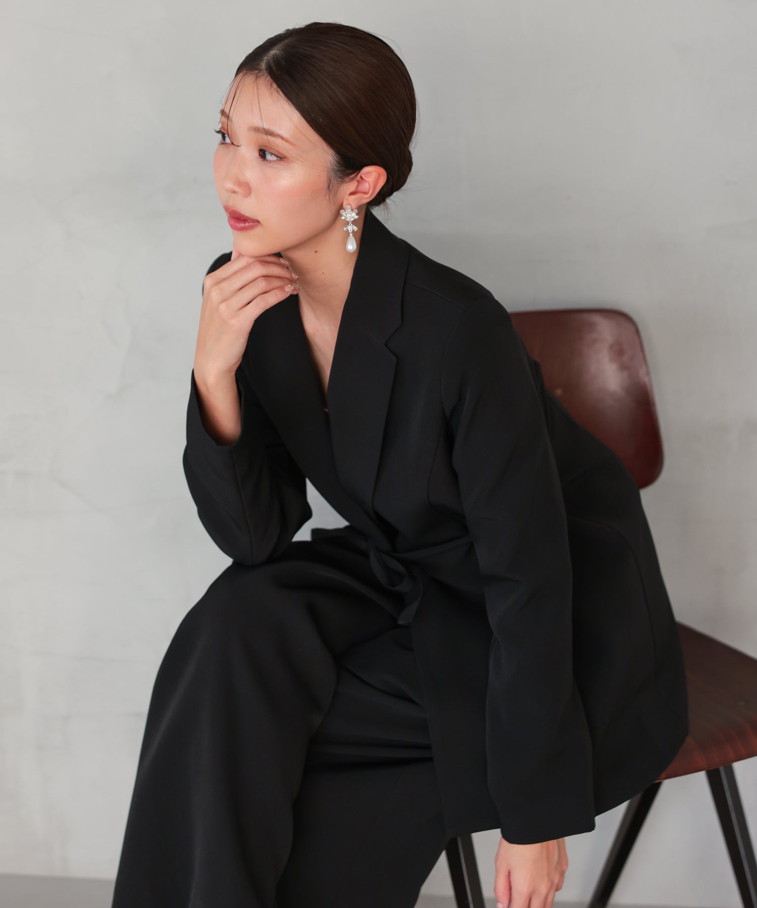 クラシックテーラード ウエストタイスーツ/22125610