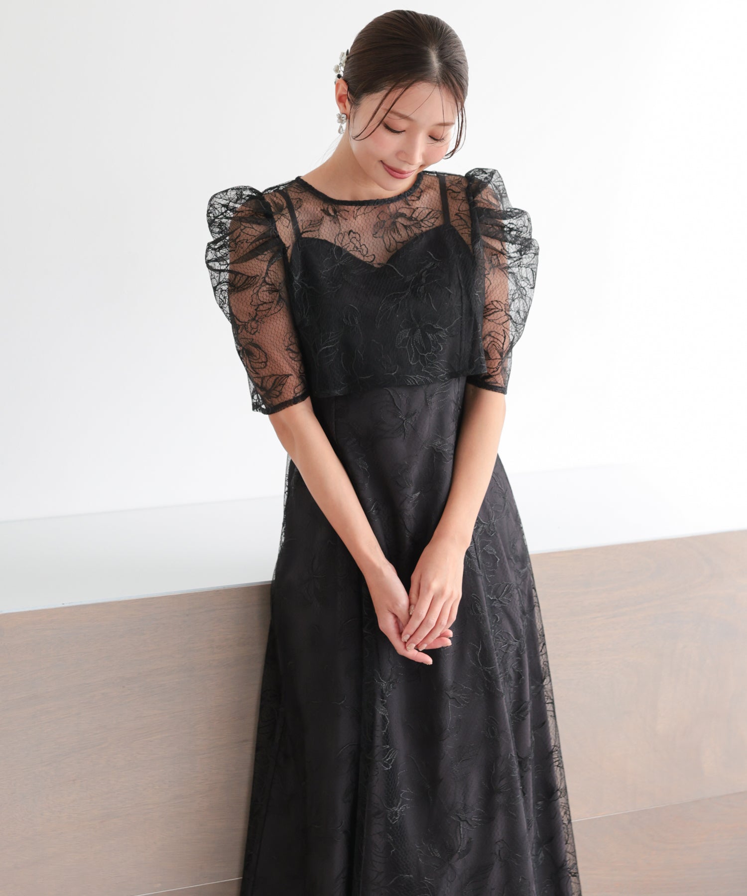 ブラック/162cm/Mサイズ着用