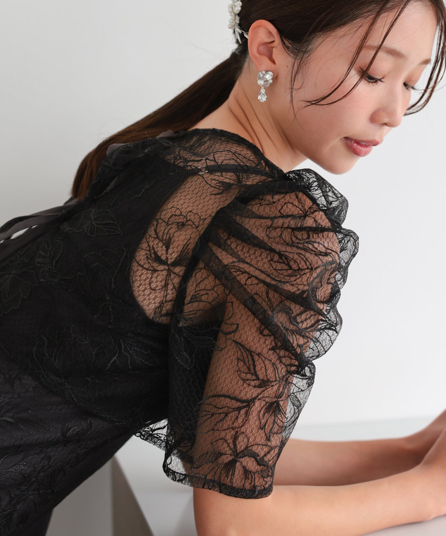 ブラック/162cm/Mサイズ着用