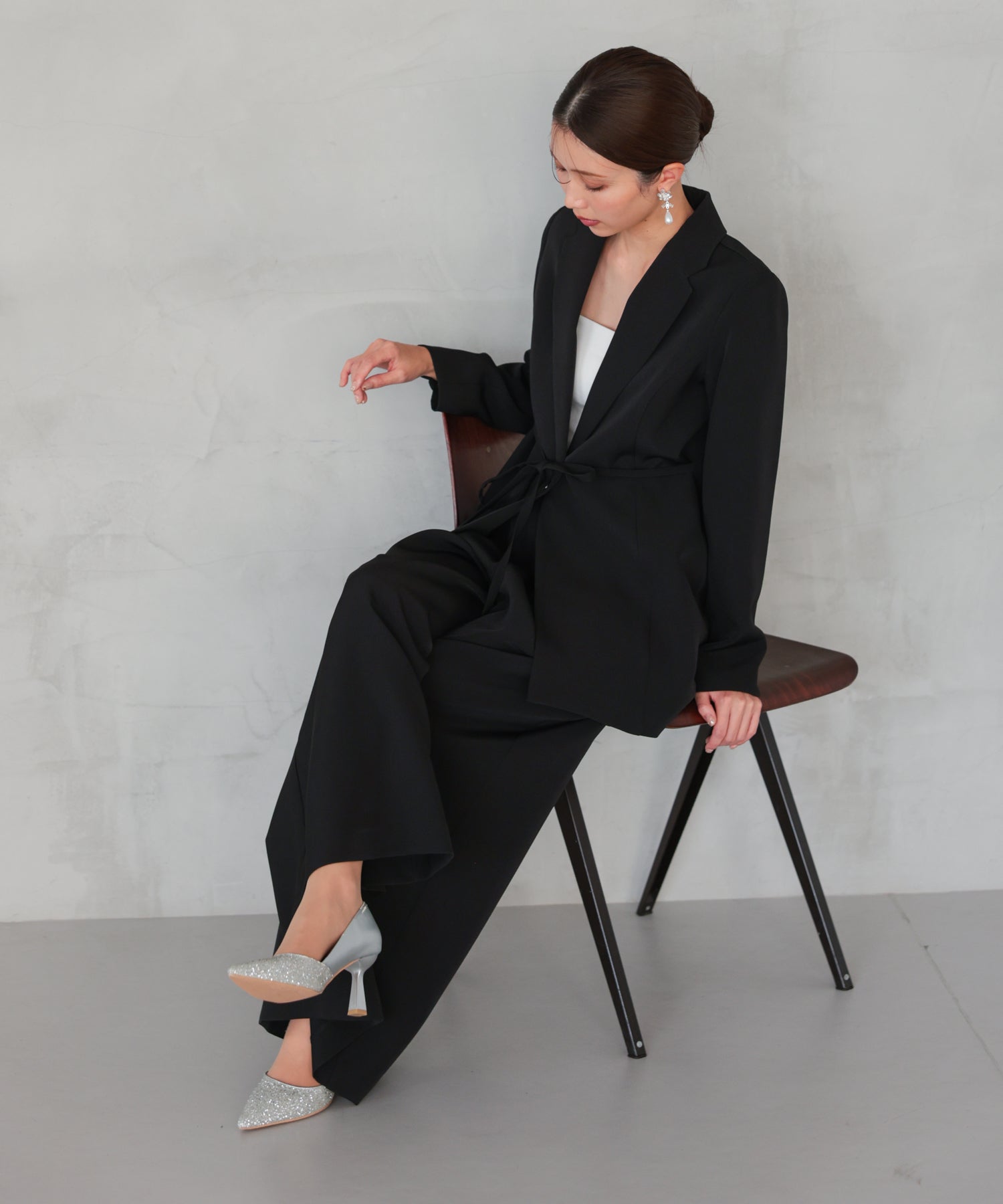 ブラック/162cm/Mサイズ着用