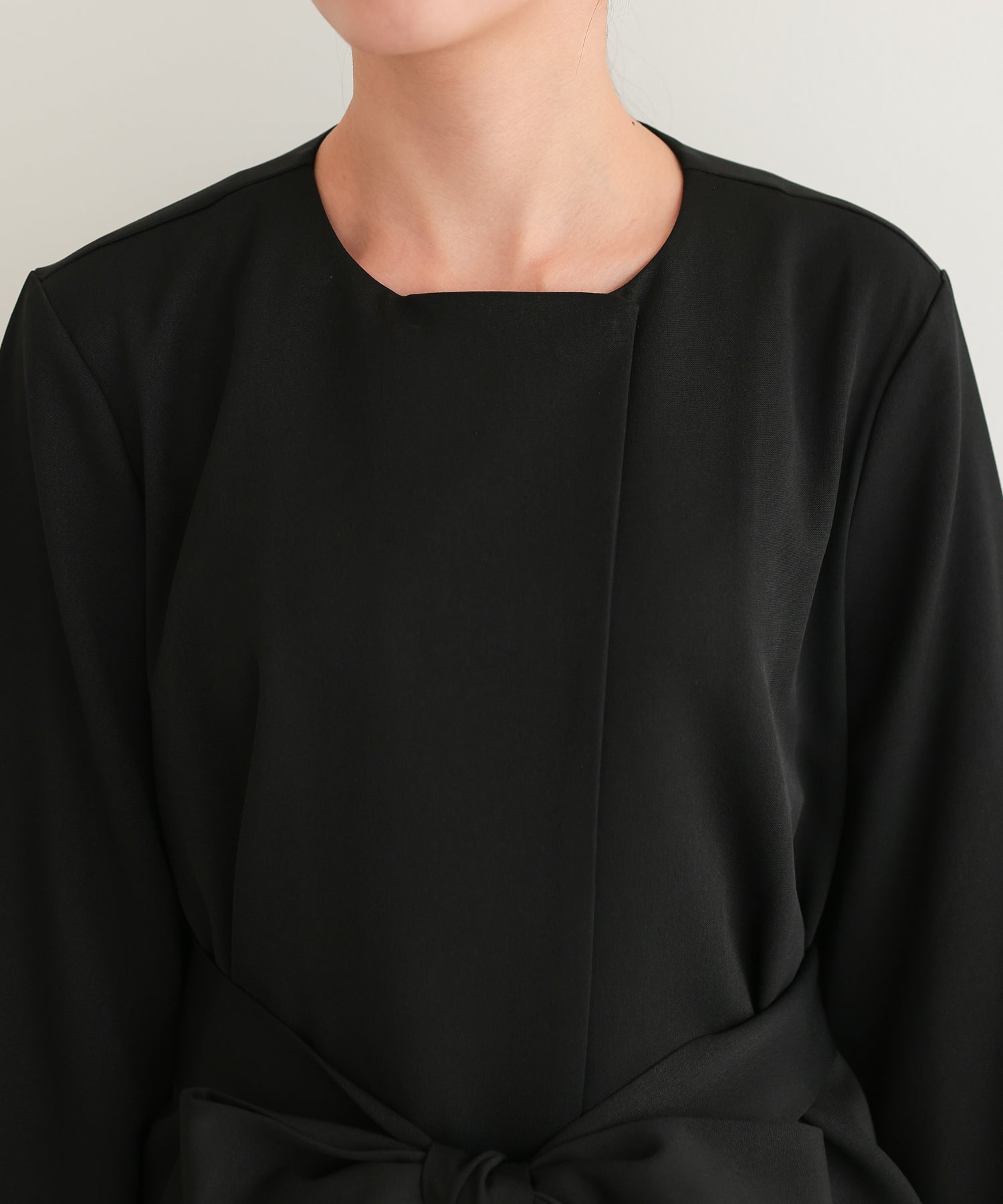 リボンペプラムセットアップスーツ/22125605