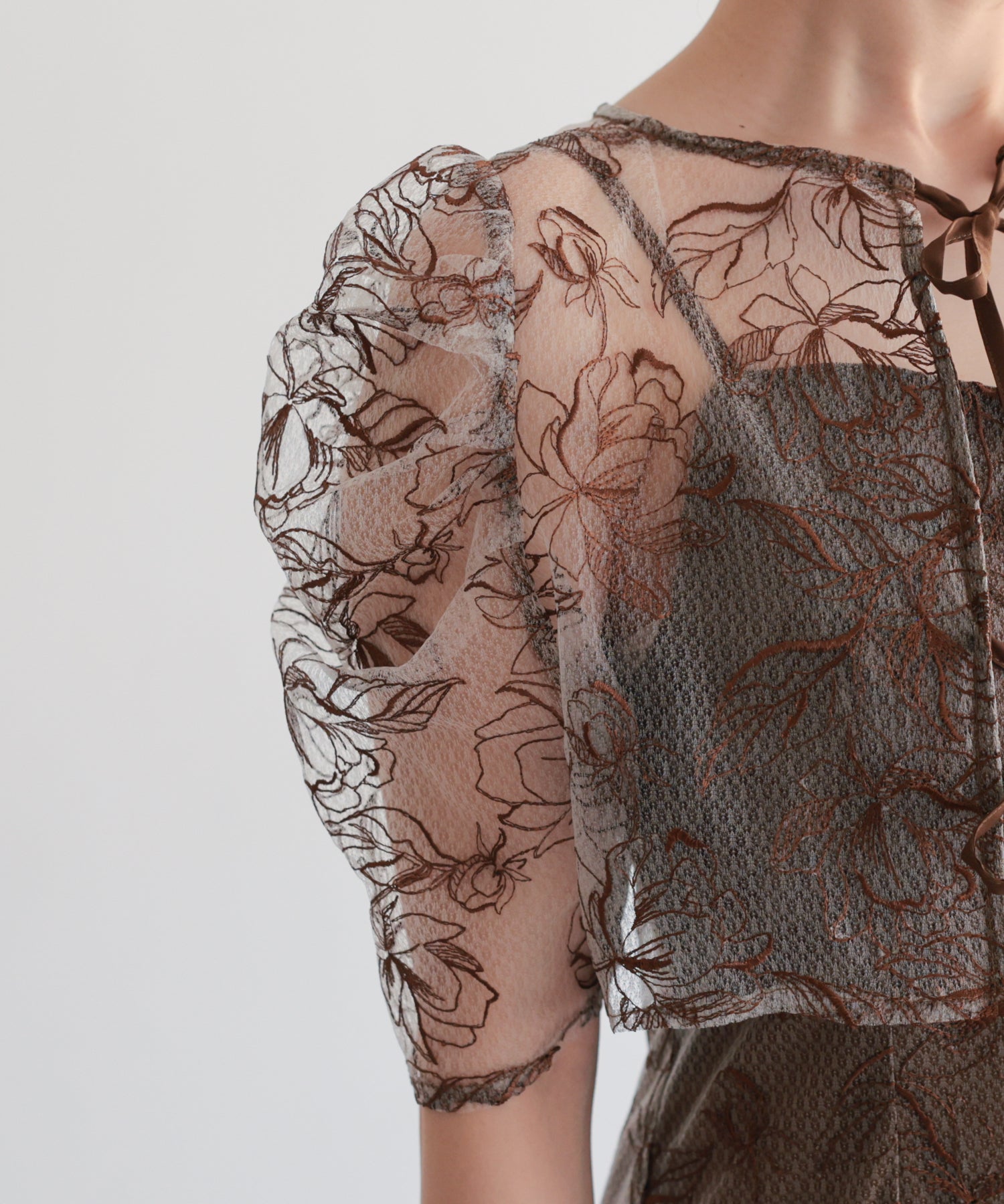 シアーレースボレロセットアップドレス/22325280