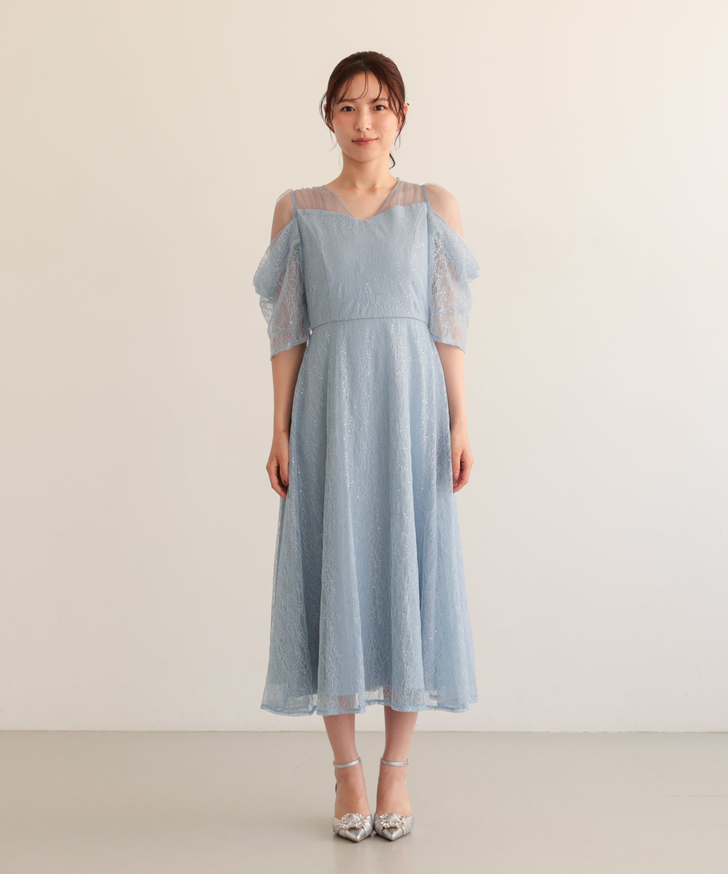 ライトブルー/163cm/Mサイズ着用