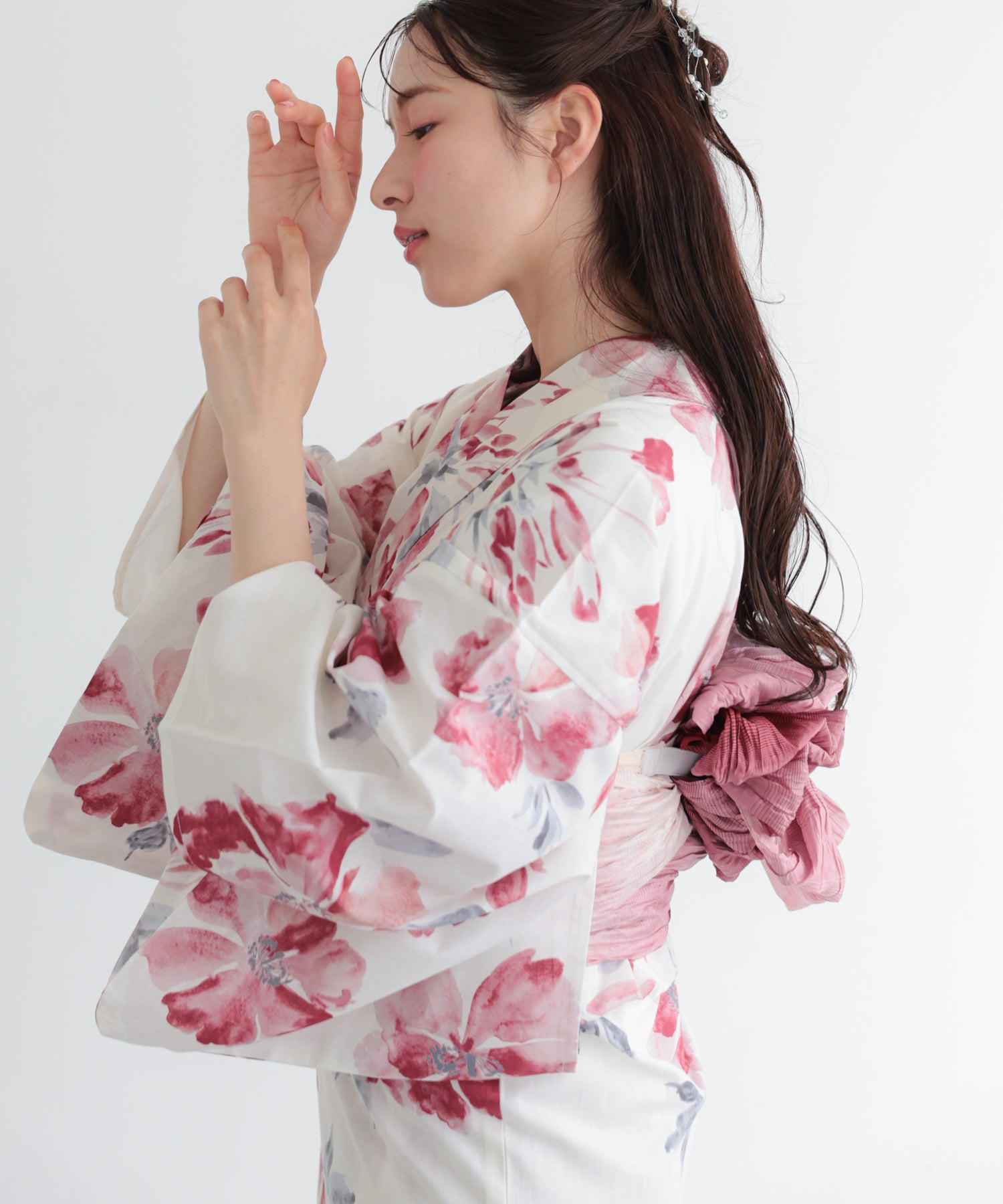 浴衣 秋桜③/FA-26-048