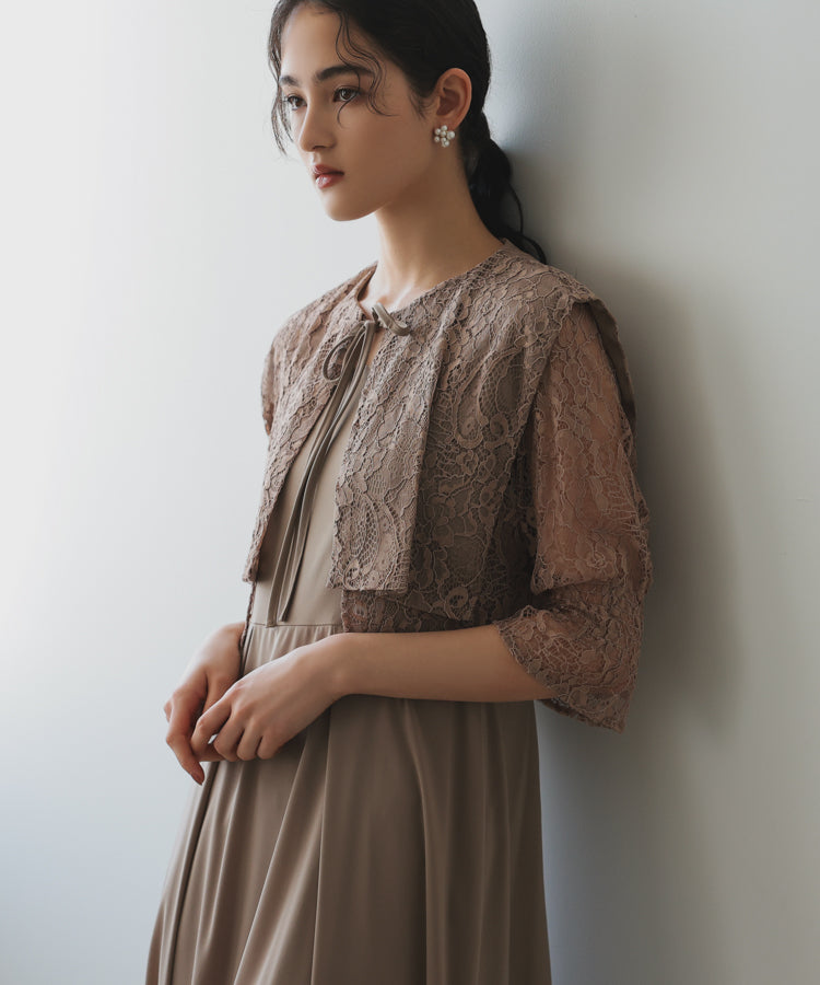 【SALE】レースボレロセットキャミソールドレス/22323207