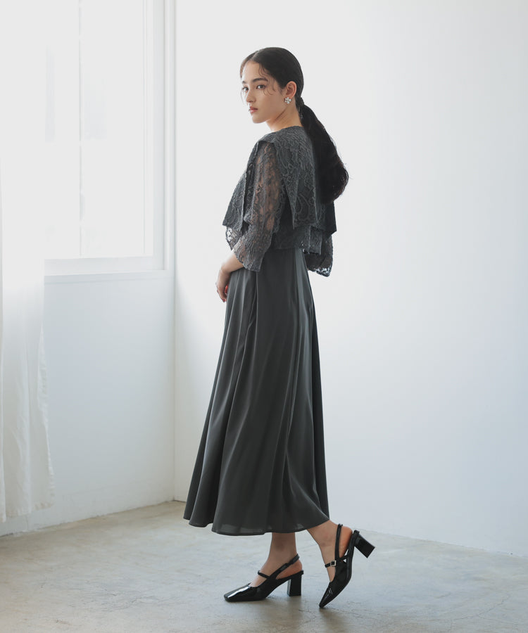 【SALE】レースボレロセットキャミソールドレス/22323207