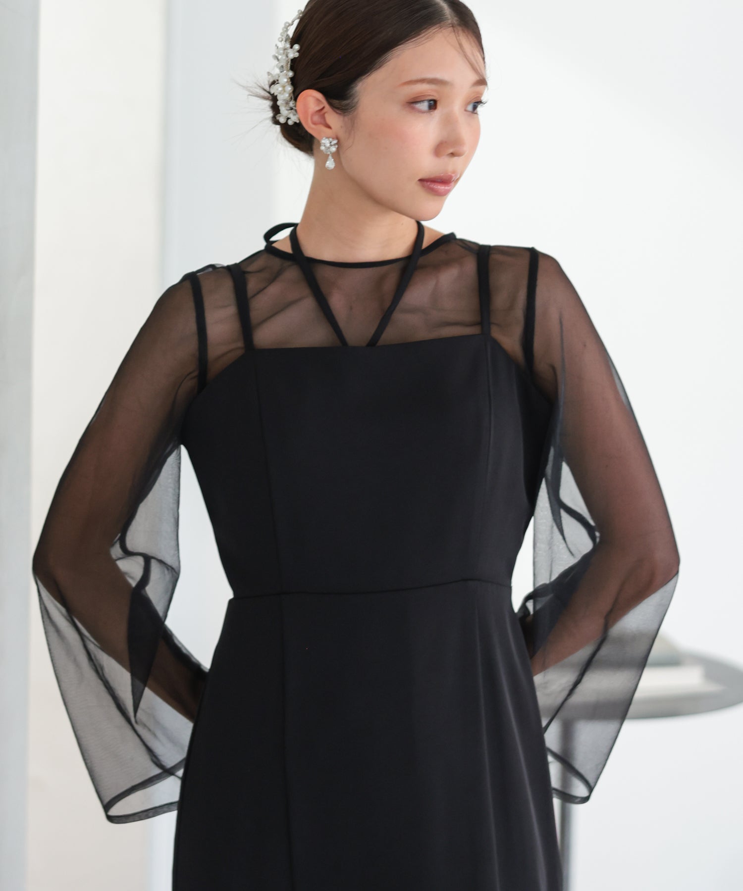 シアーレイヤード2WAYドレスセット/22325283