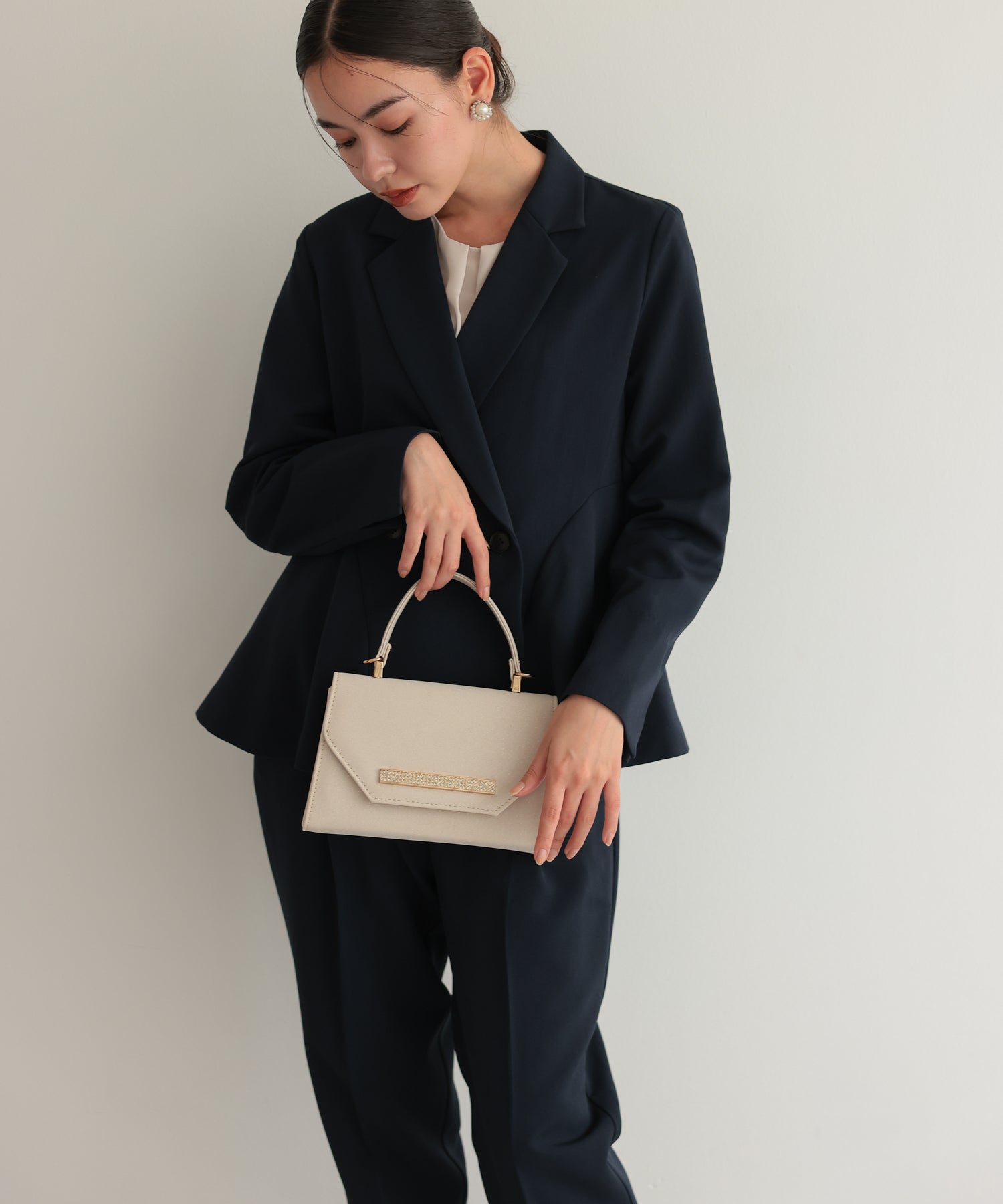 ビジューライン2WAYパーティバッグ/5075