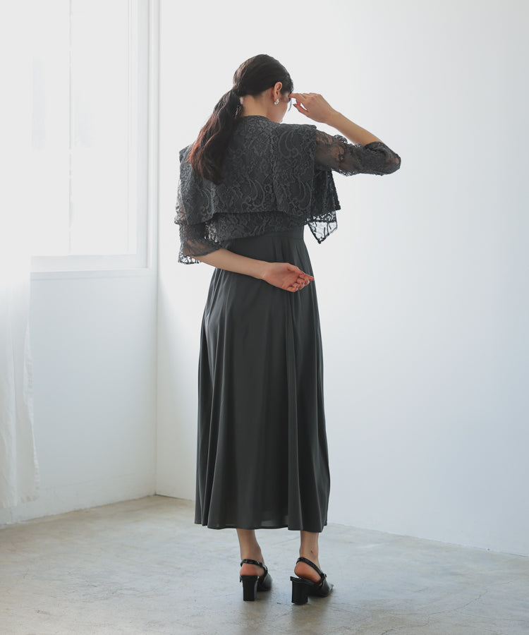 【SALE】レースボレロセットキャミソールドレス/22323207