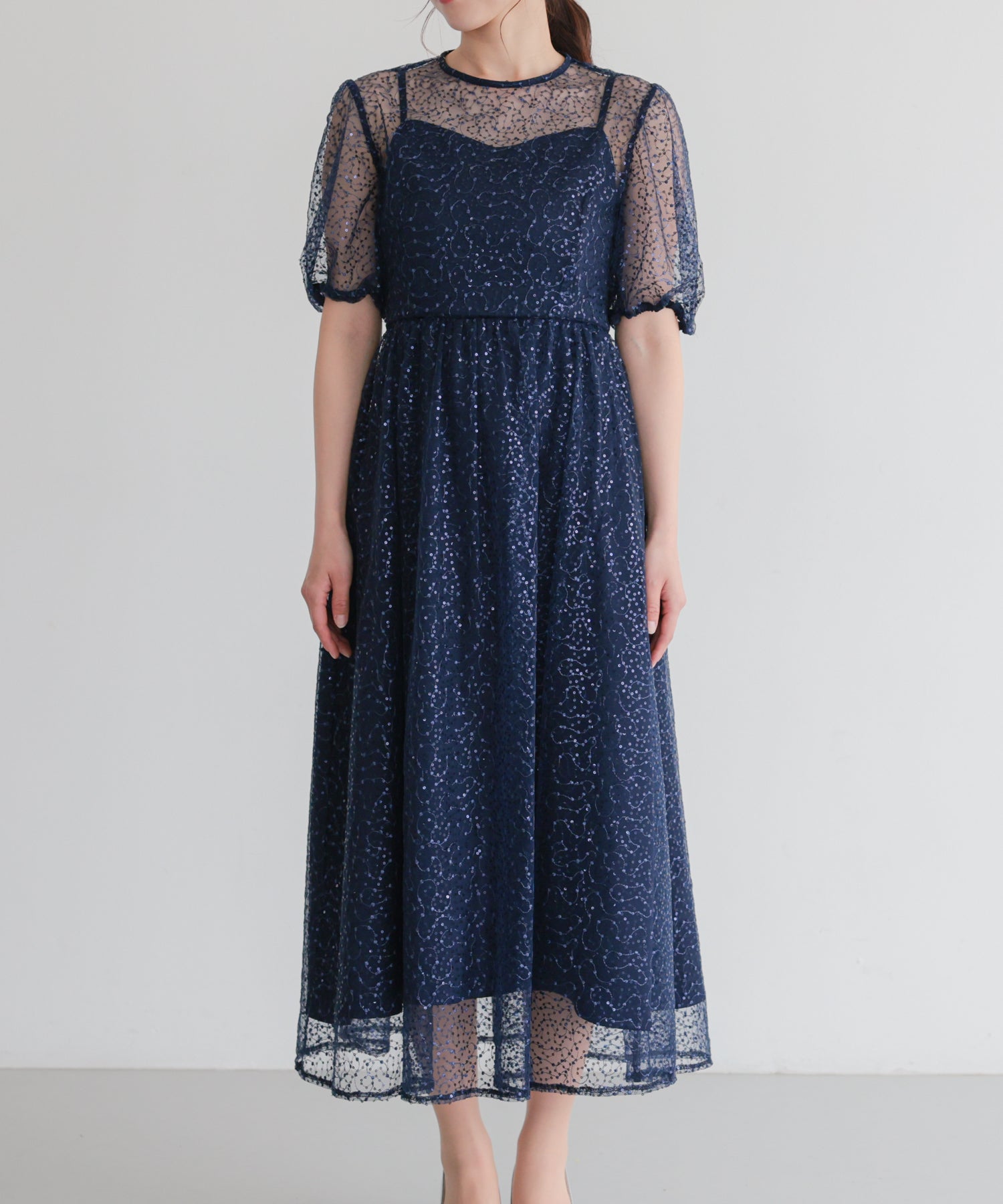 シアースパンコールフレアドレス/22326288