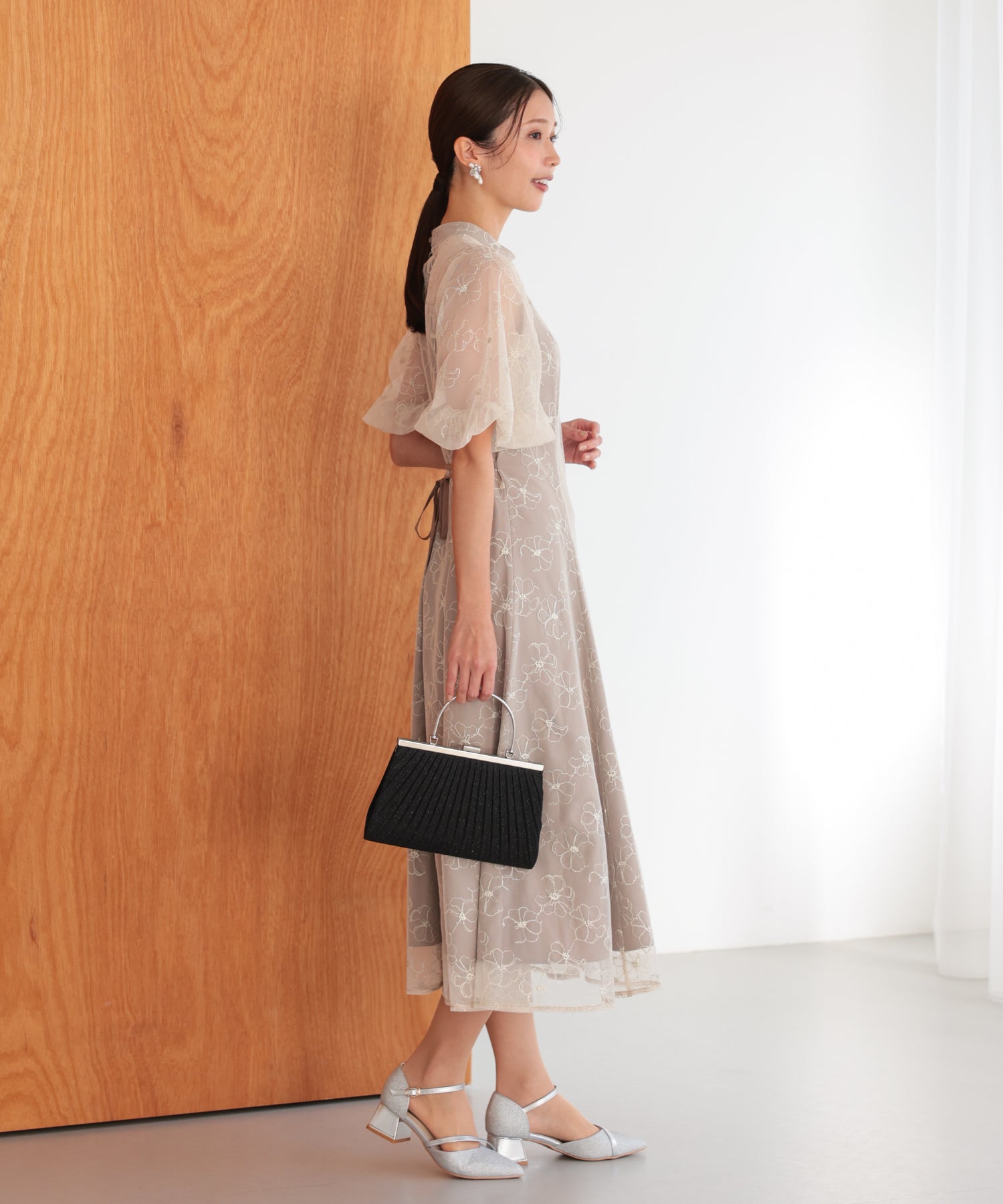 クラシカルレースフレアドレス/22325281