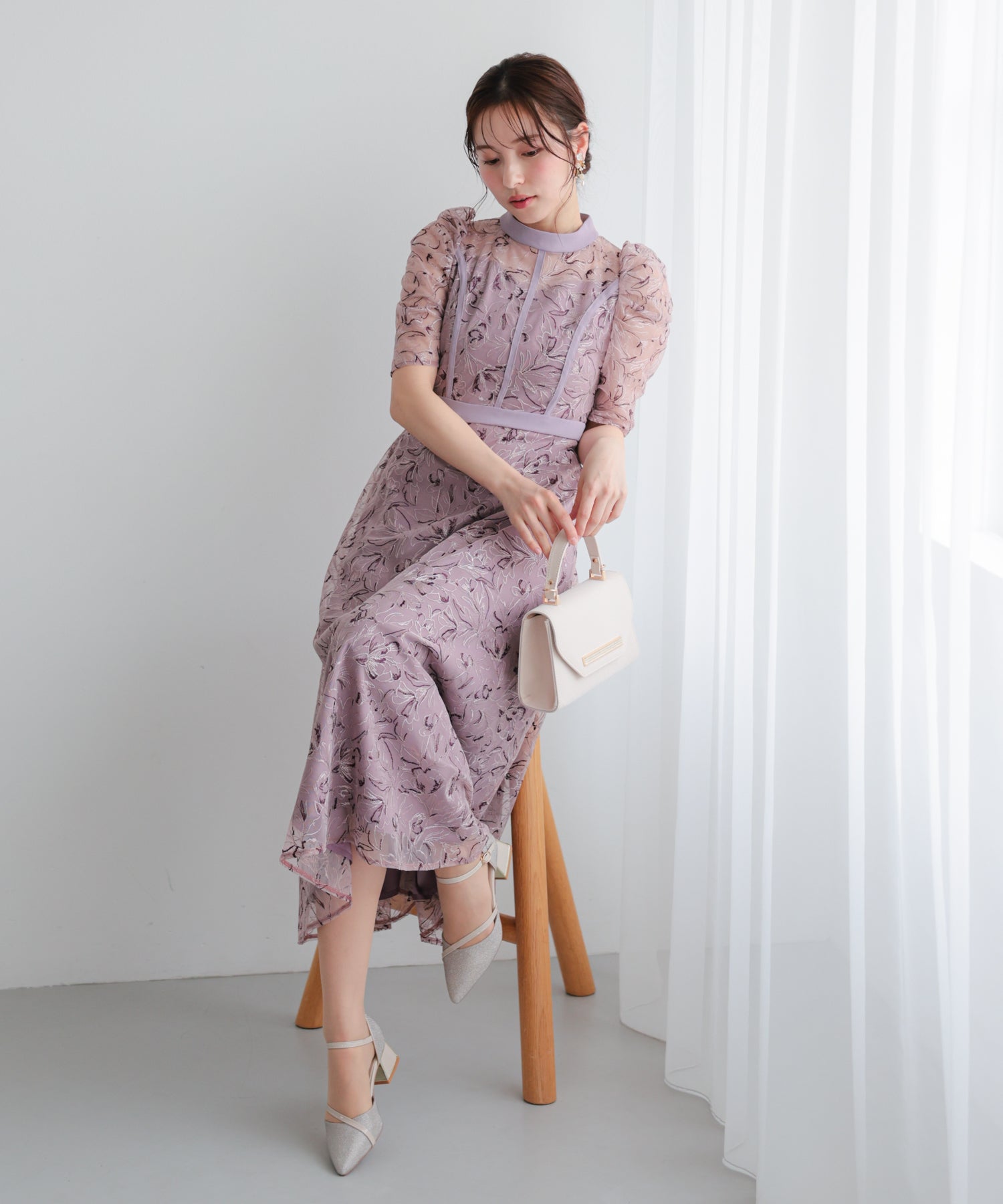 ビジューライン2WAYパーティバッグ/5075