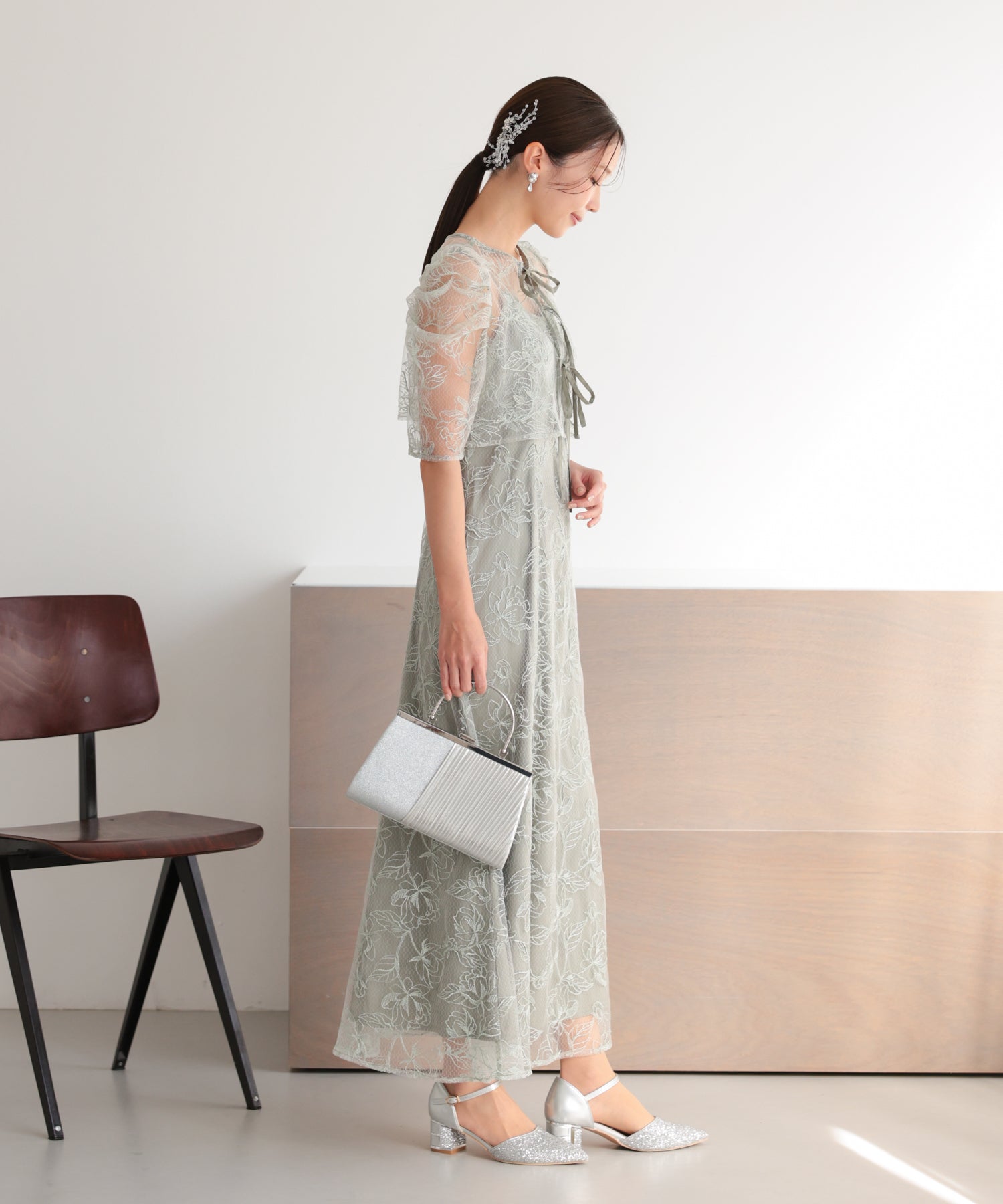 グリーン/162cm/Mサイズ着用