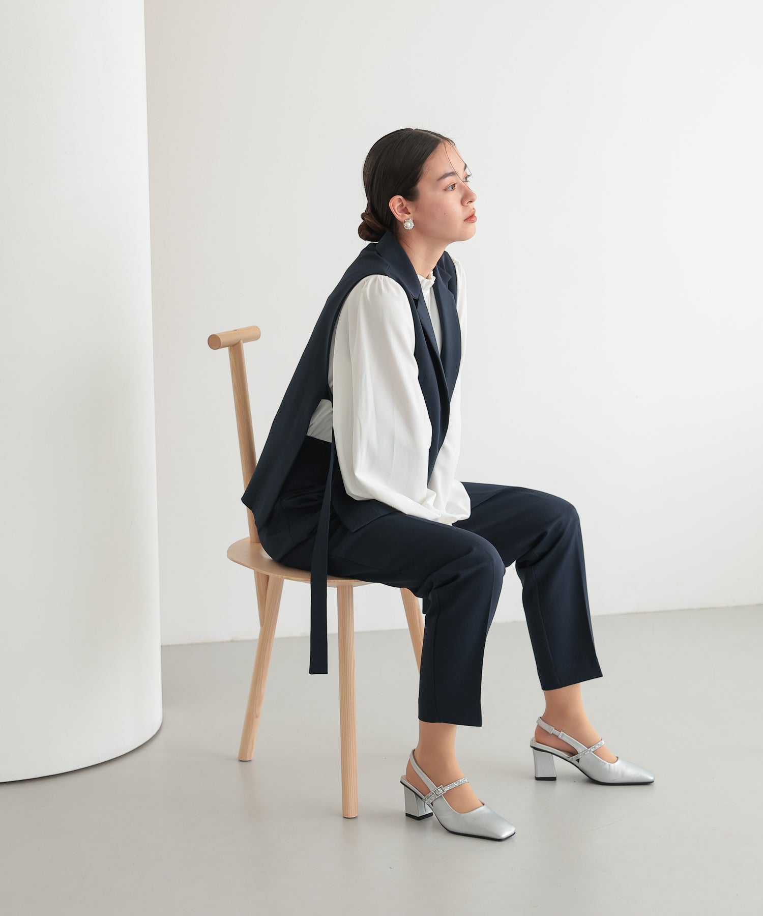 サイドベルトジレセットアップスーツ/22125607