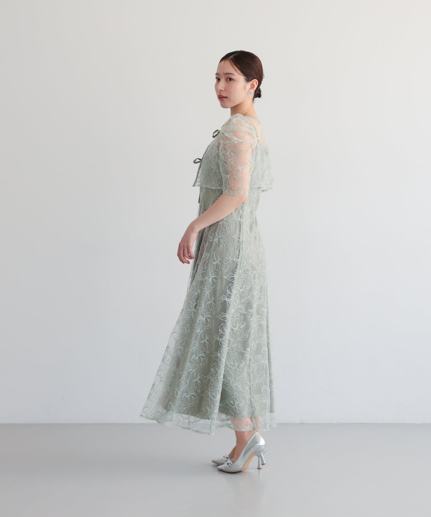 シアーレースボレロセットアップドレス/22325280