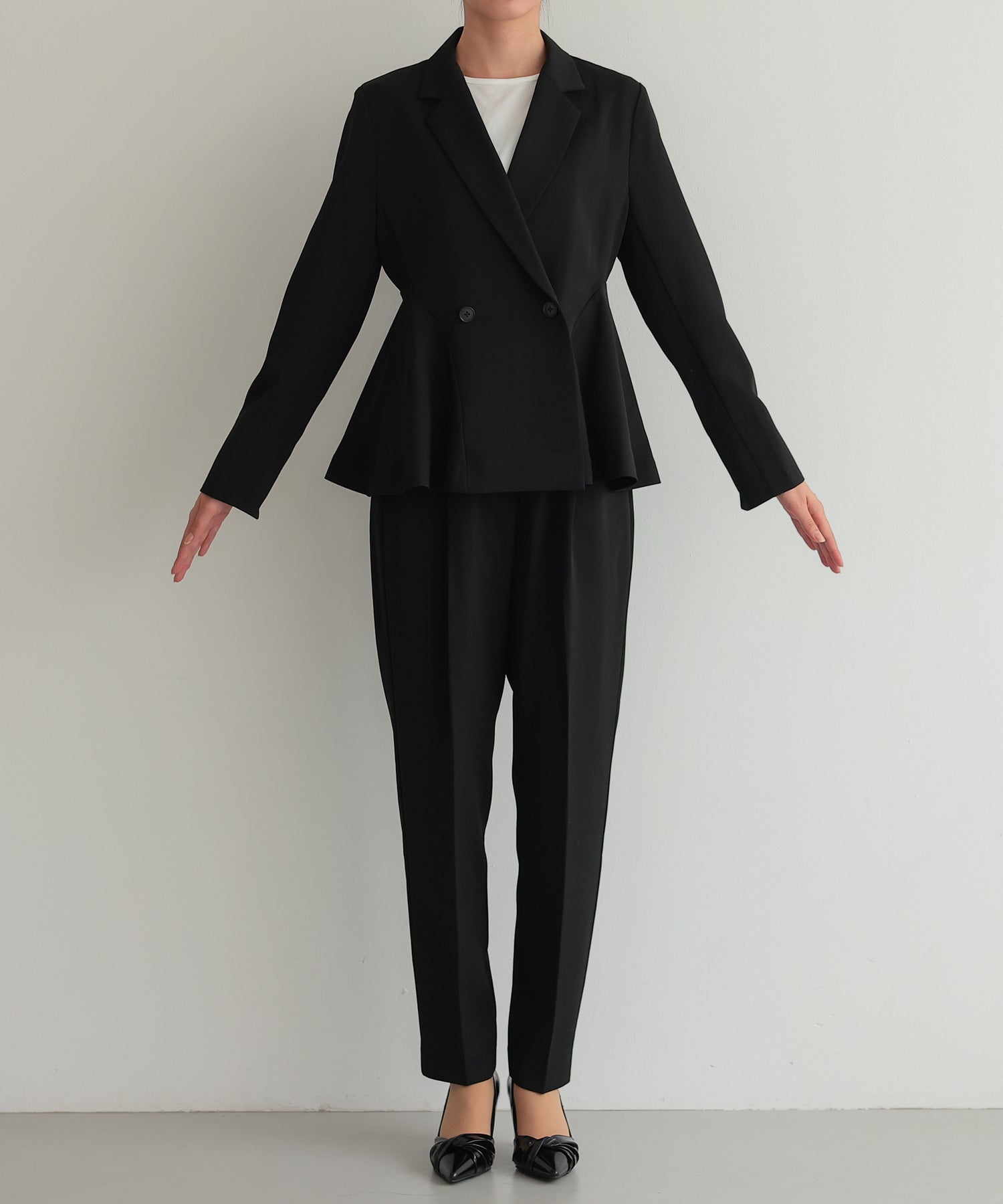 サイドフレアセットアップスーツ/22125606