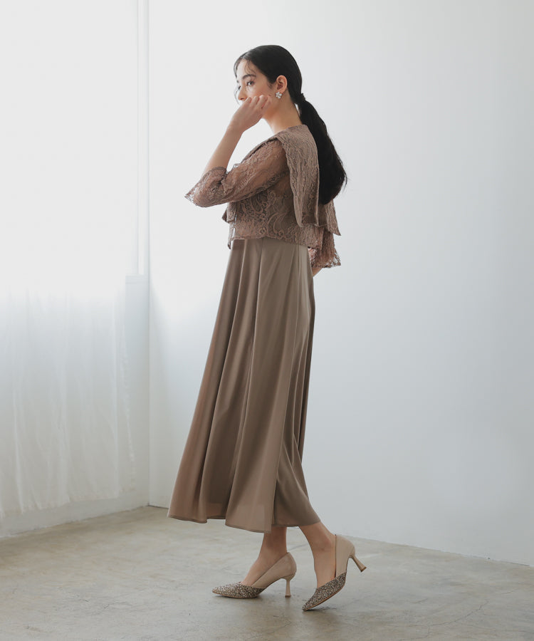 【SALE】レースボレロセットキャミソールドレス/22323207