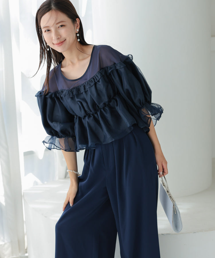 163cm/Mサイズ着用
