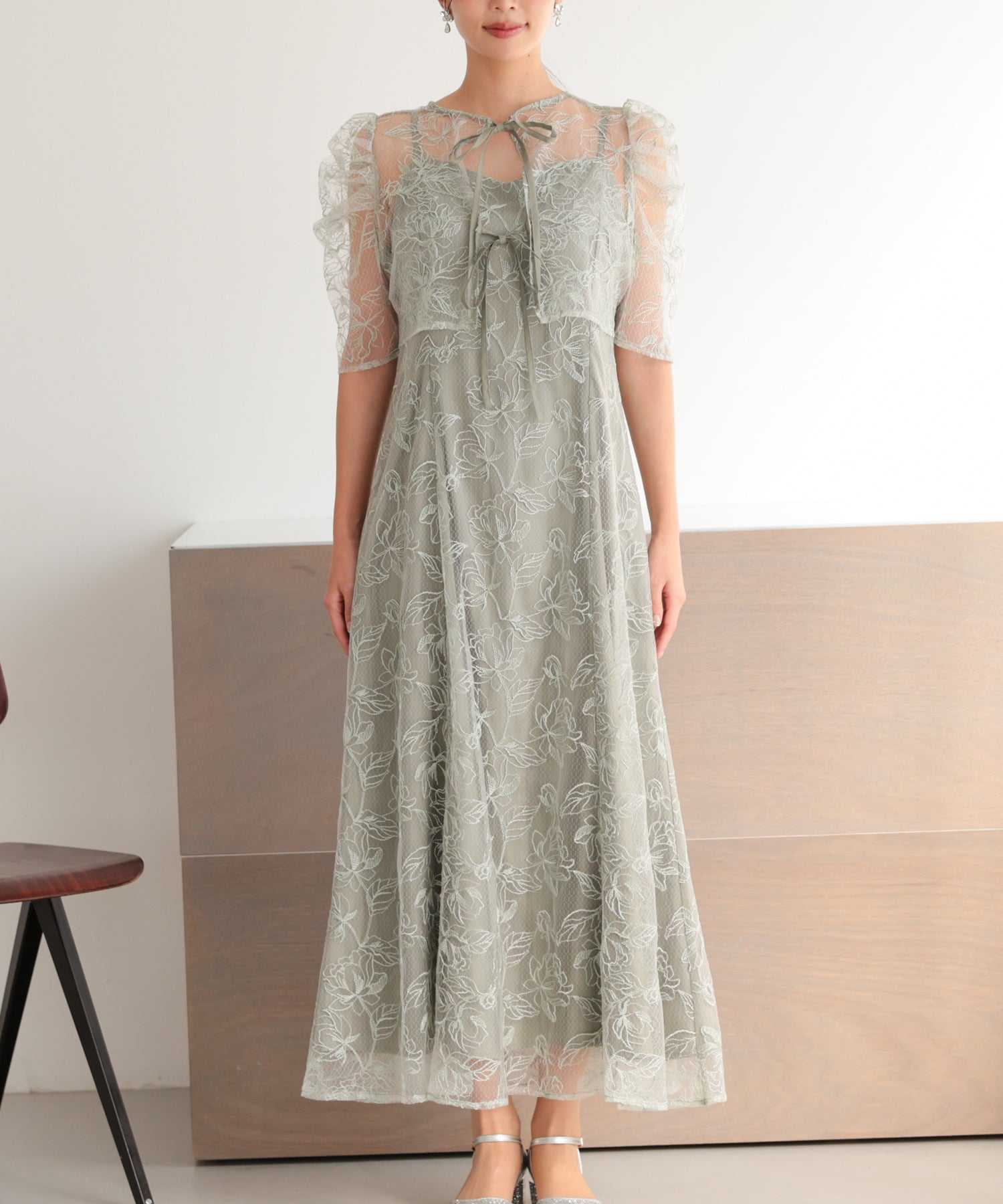 グリーン/162cm/Mサイズ着用