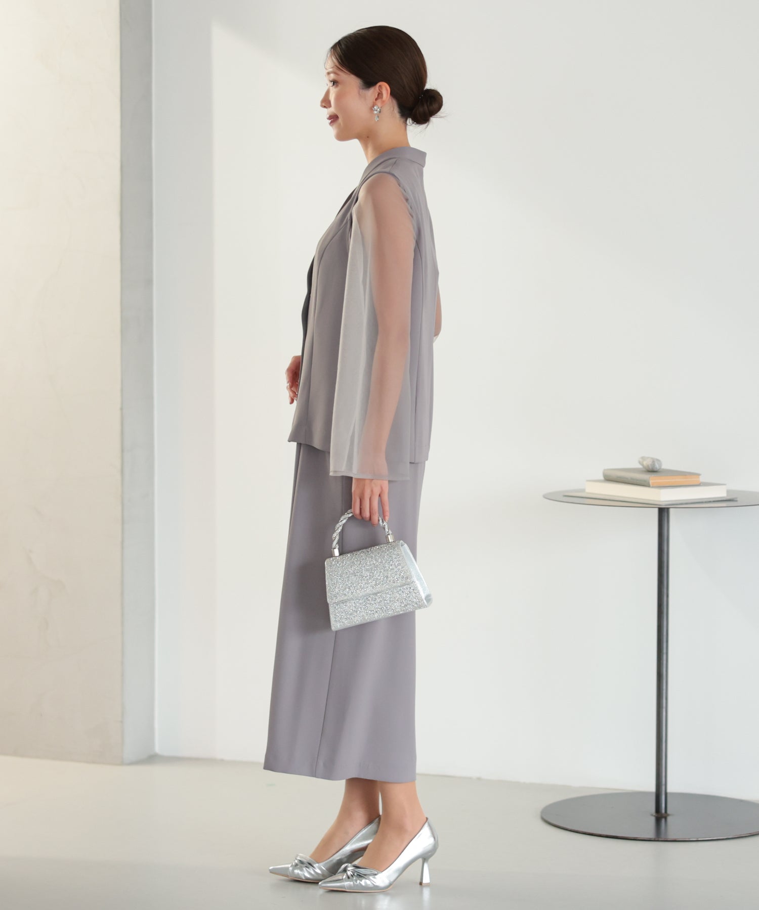 ベージュ/162cm/Mサイズ着用