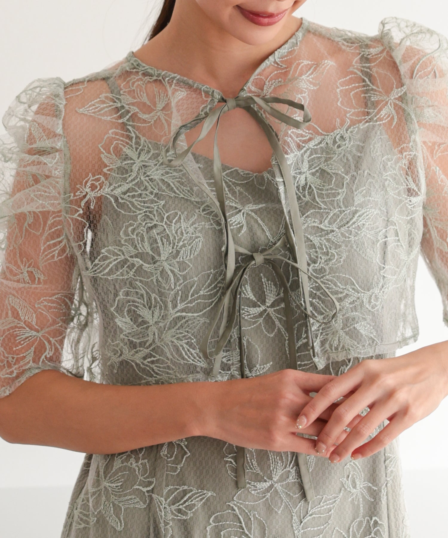 グリーン/162cm/Mサイズ着用