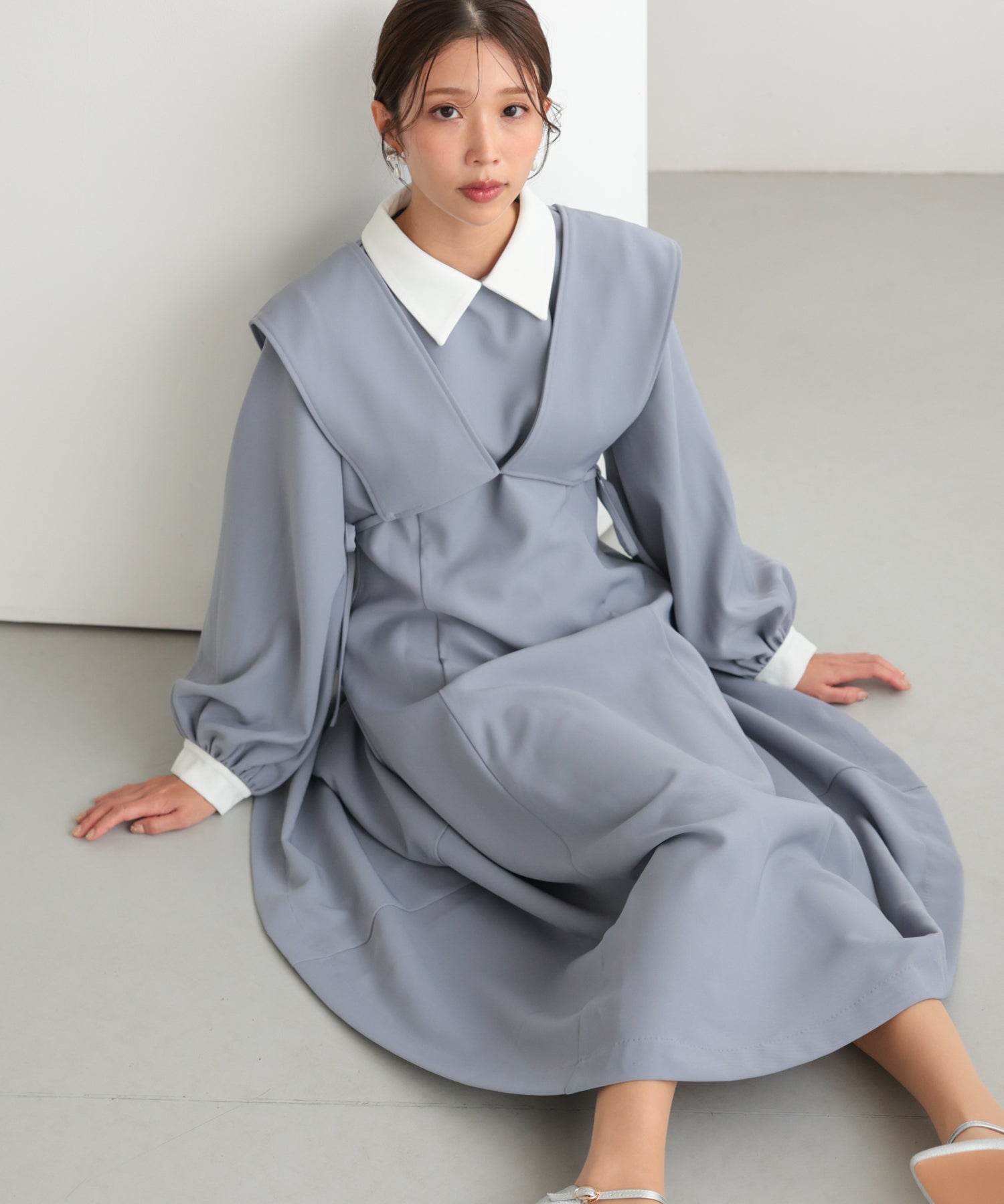 クラシックセーラーカラードレス/22325284