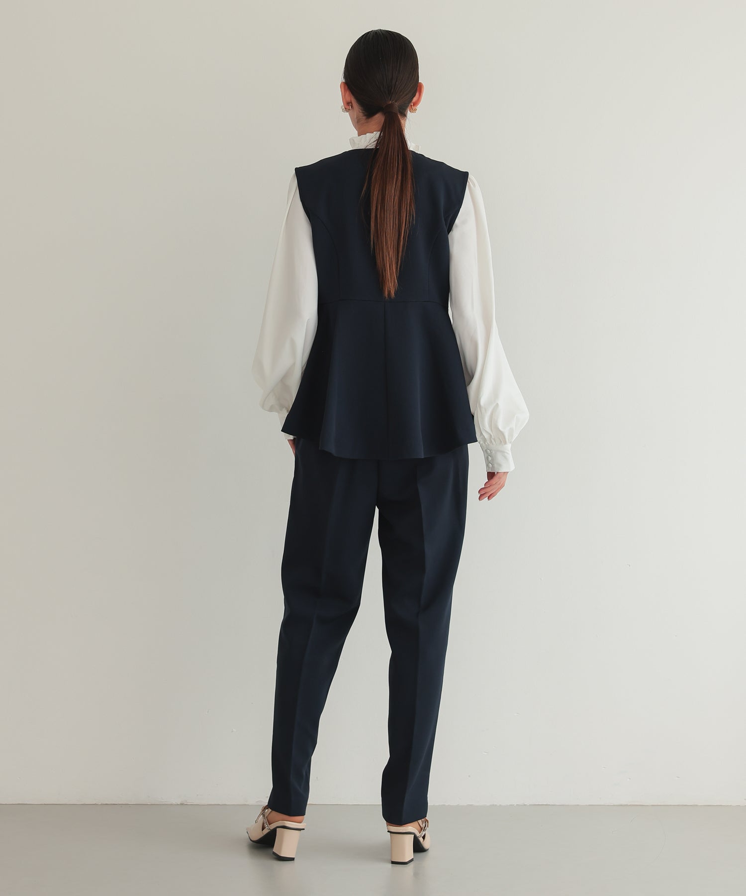 クルーネックベストセットアップスーツ/22125604