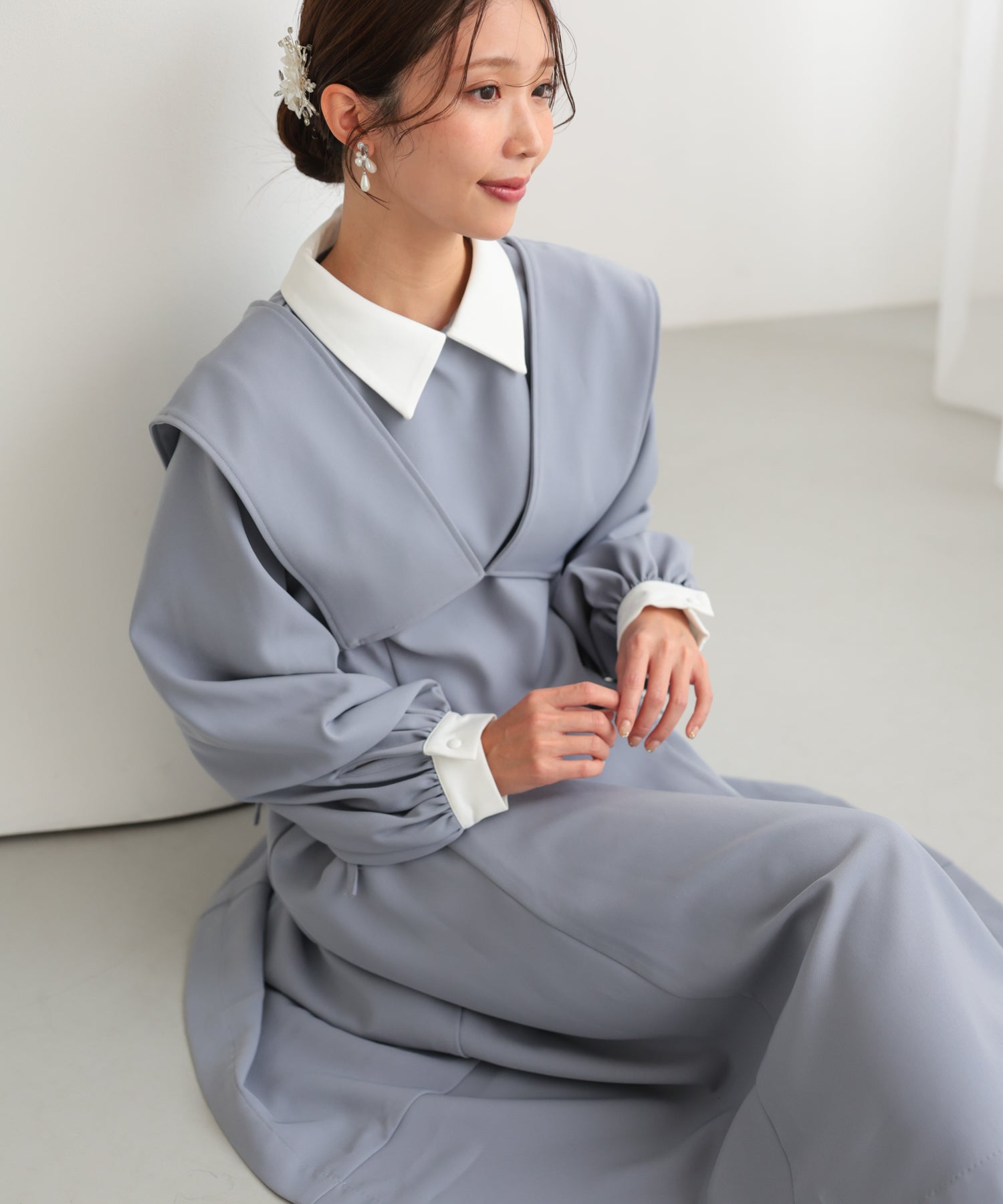 ブルーグレー/162cm/Mサイズ着用