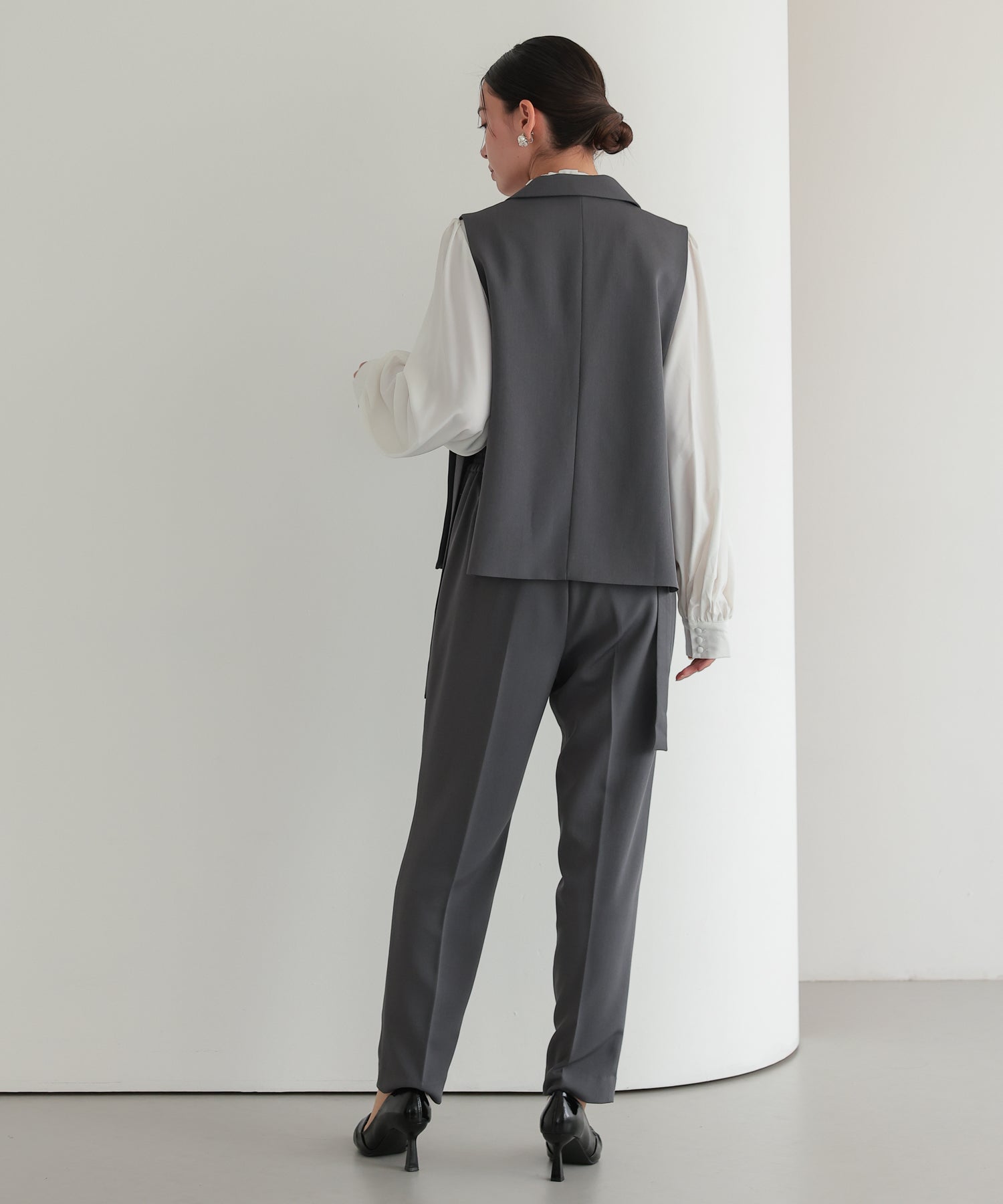 サイドベルトジレセットアップスーツ/22125607