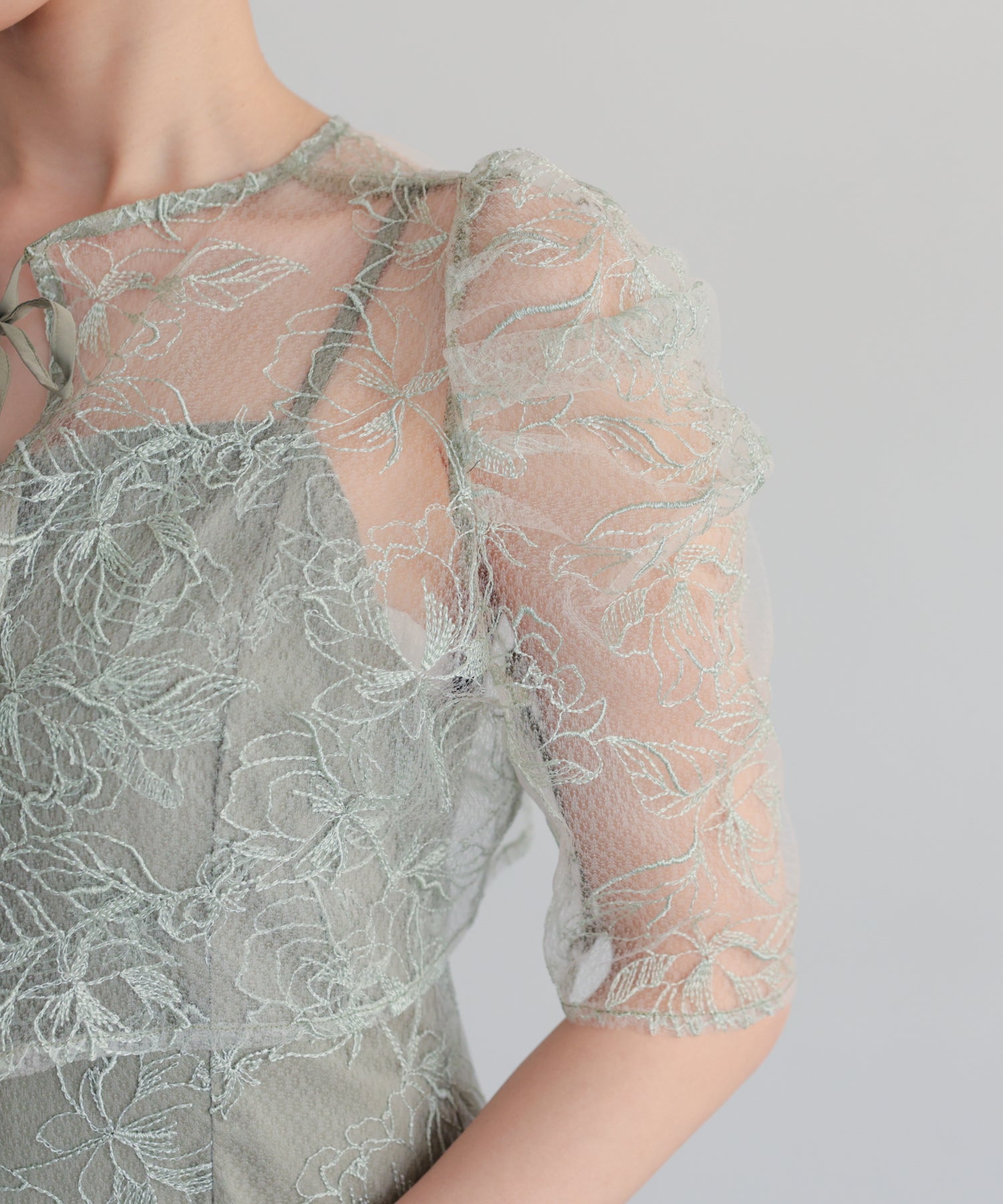 シアーレースボレロセットアップドレス/22325280