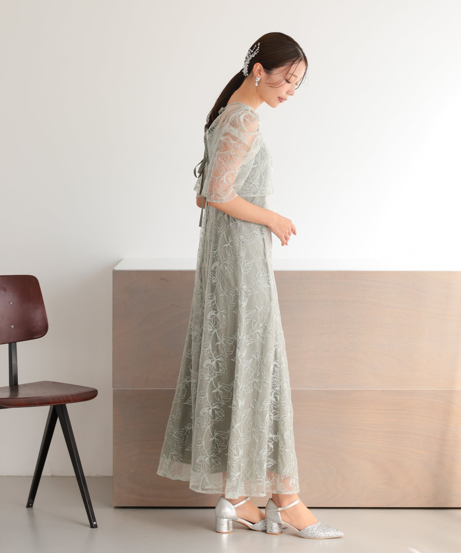 グリーン/162cm/Mサイズ着用