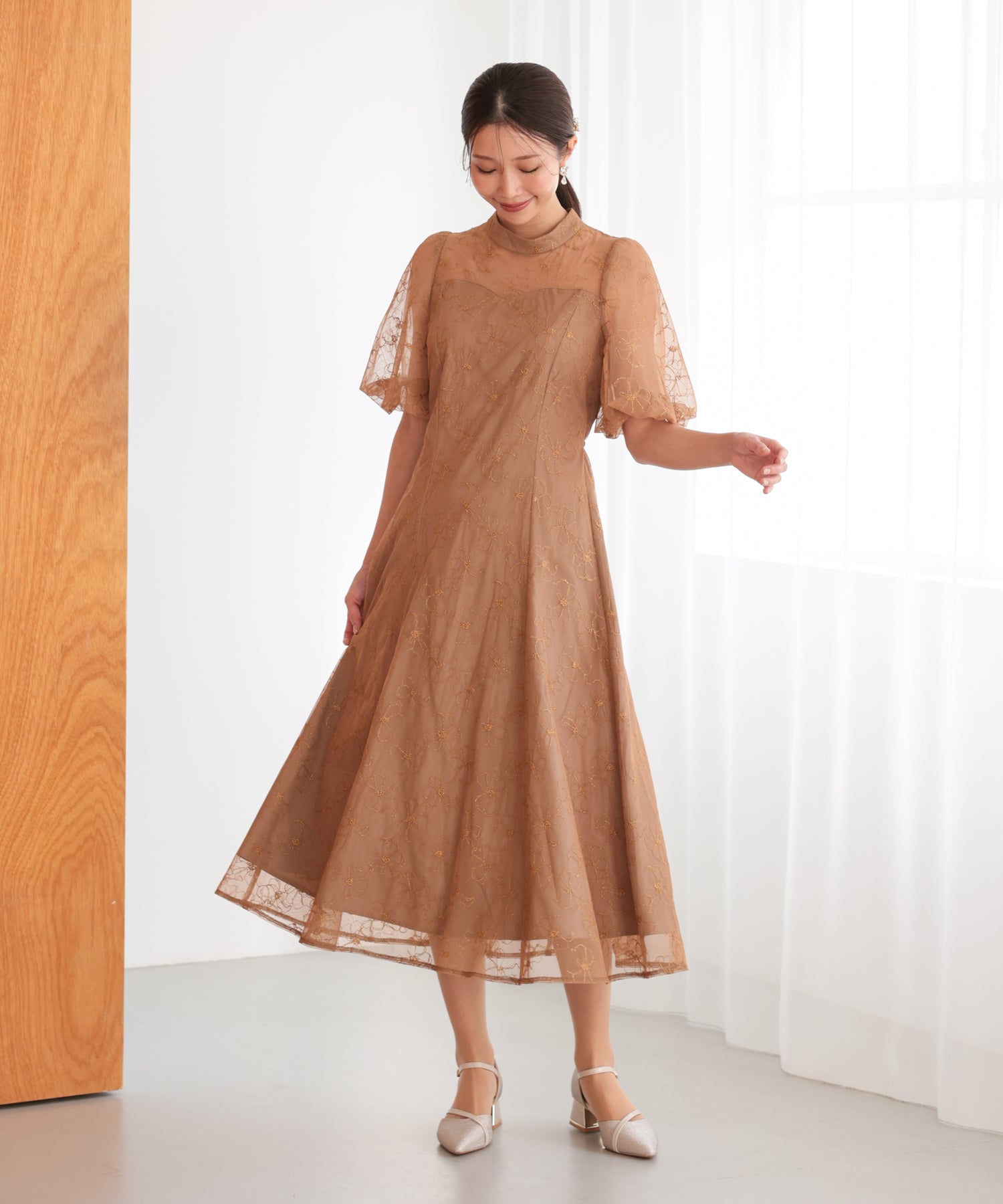 ブラウン/162cm/Mサイズ着用