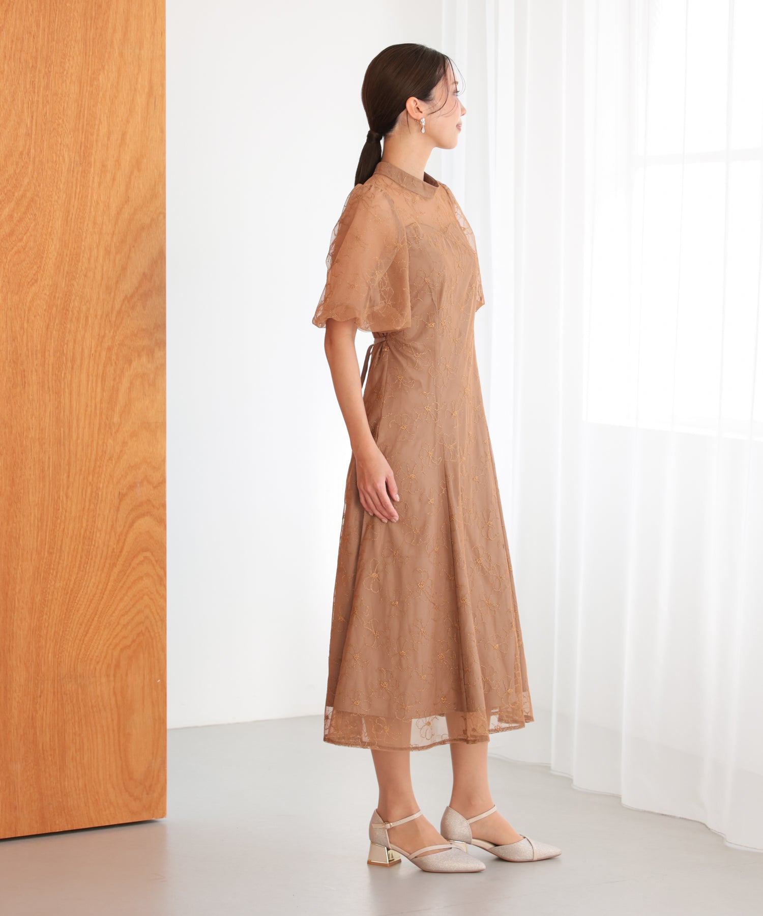 ブラウン/162cm/Mサイズ着用