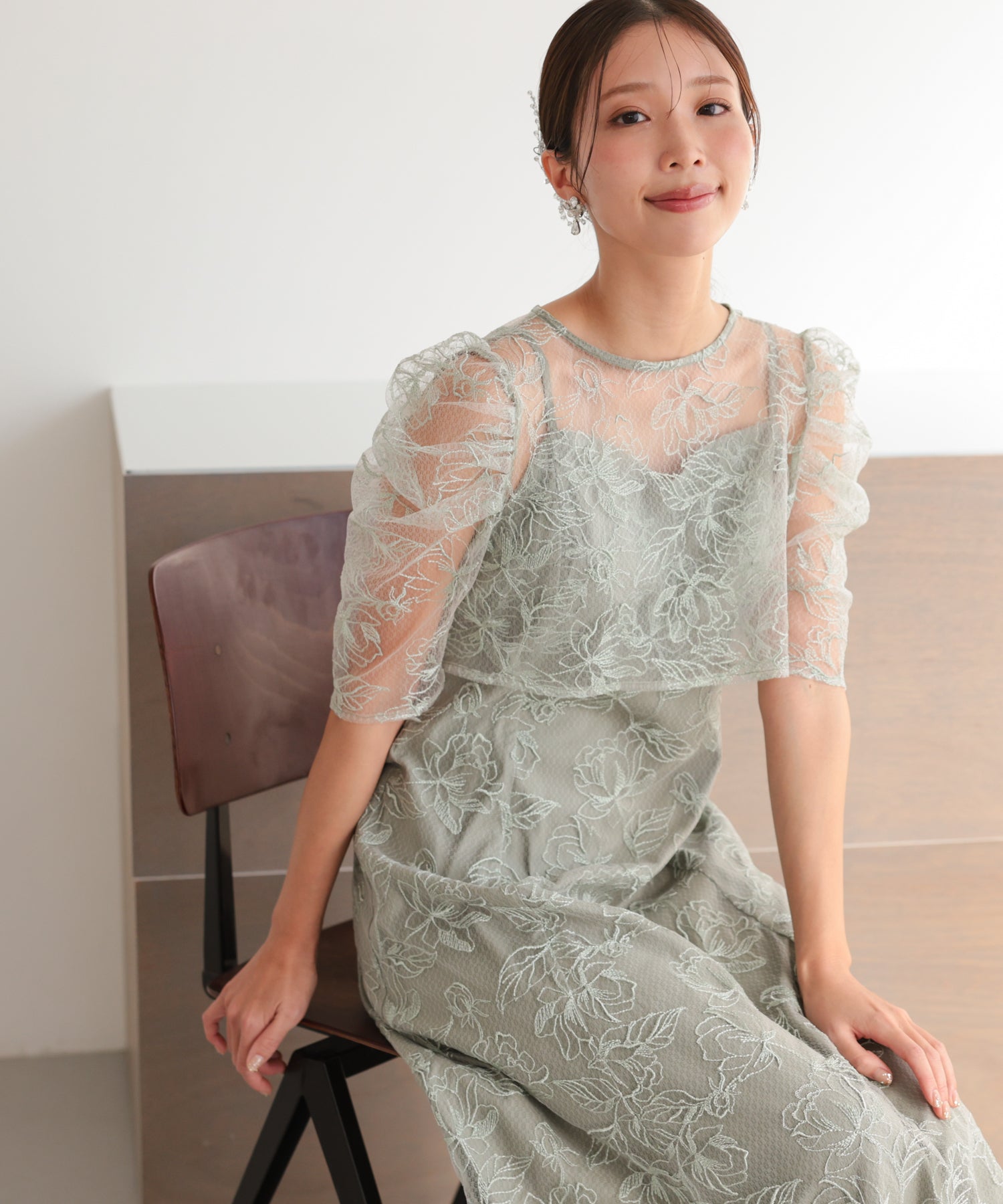 グリーン/162cm/Mサイズ着用