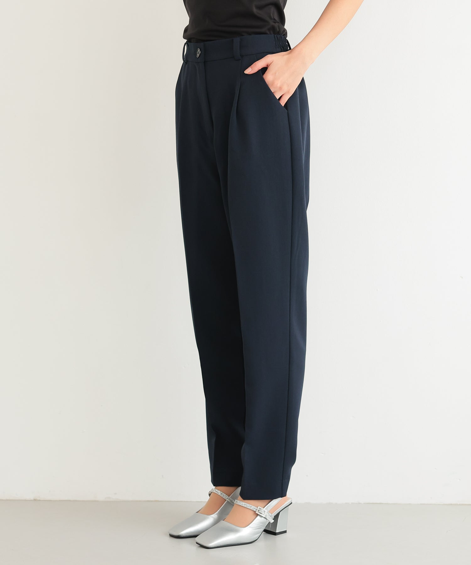 リボンペプラムセットアップスーツ/22125605