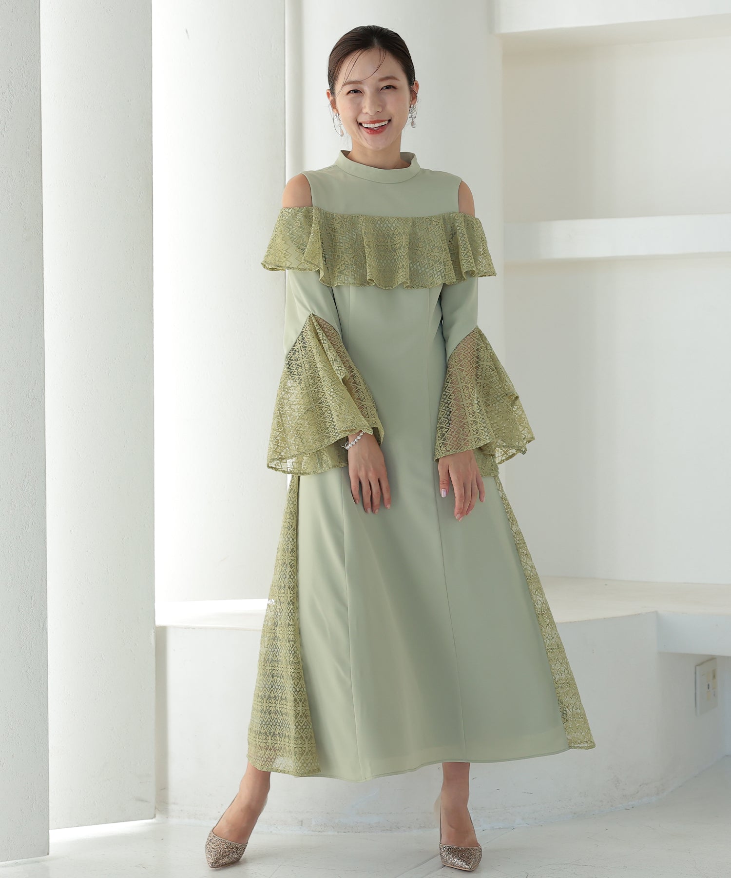 163cm/Mサイズ着用