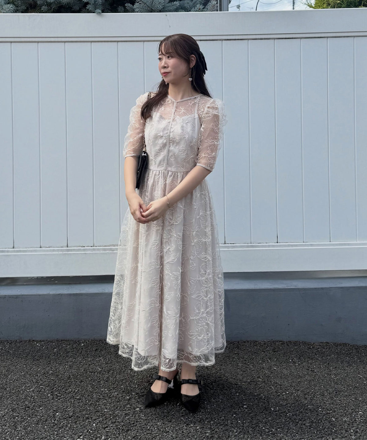 ベージュ/153cm/Mサイズ着用