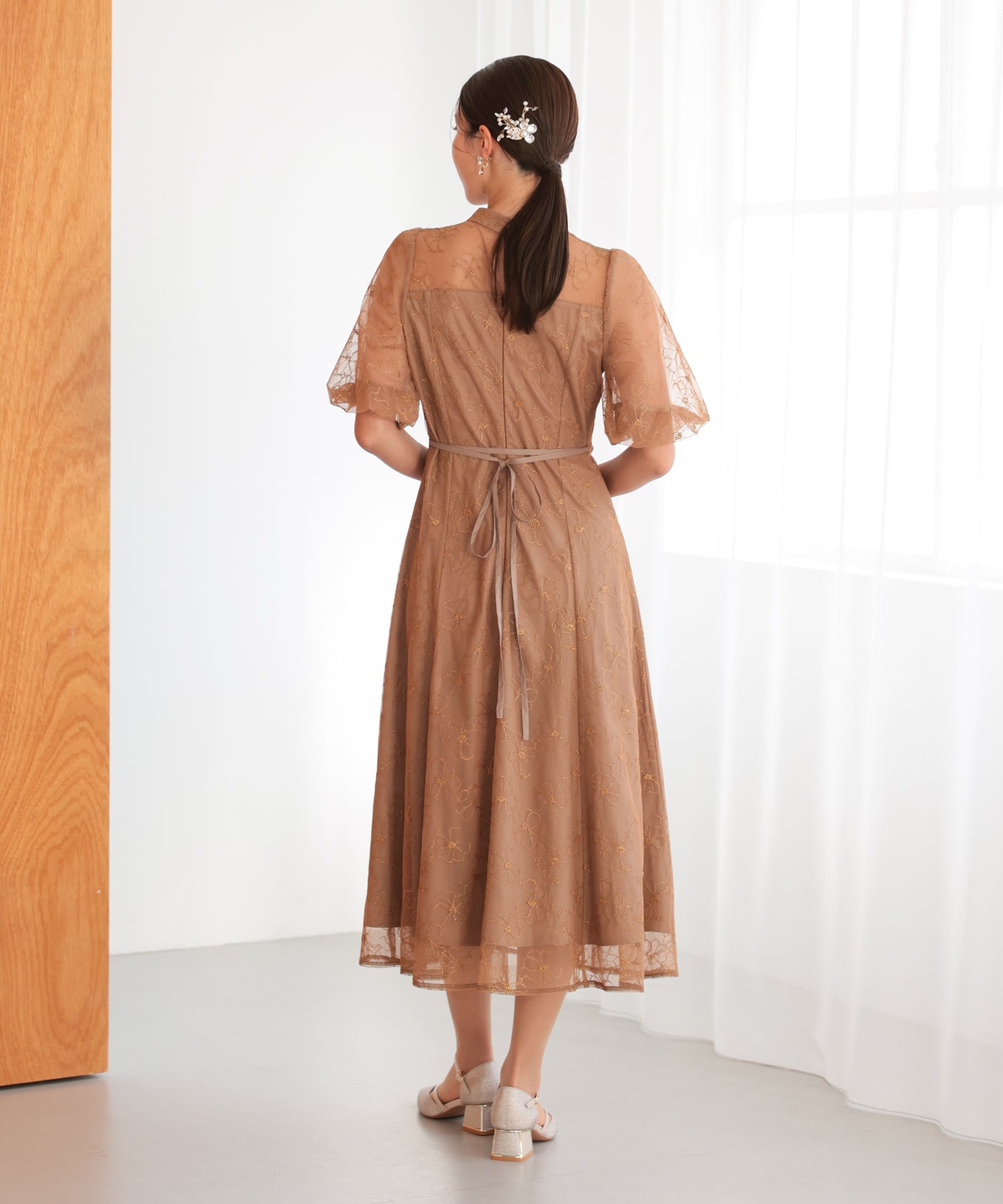 ブラウン/162cm/Mサイズ着用