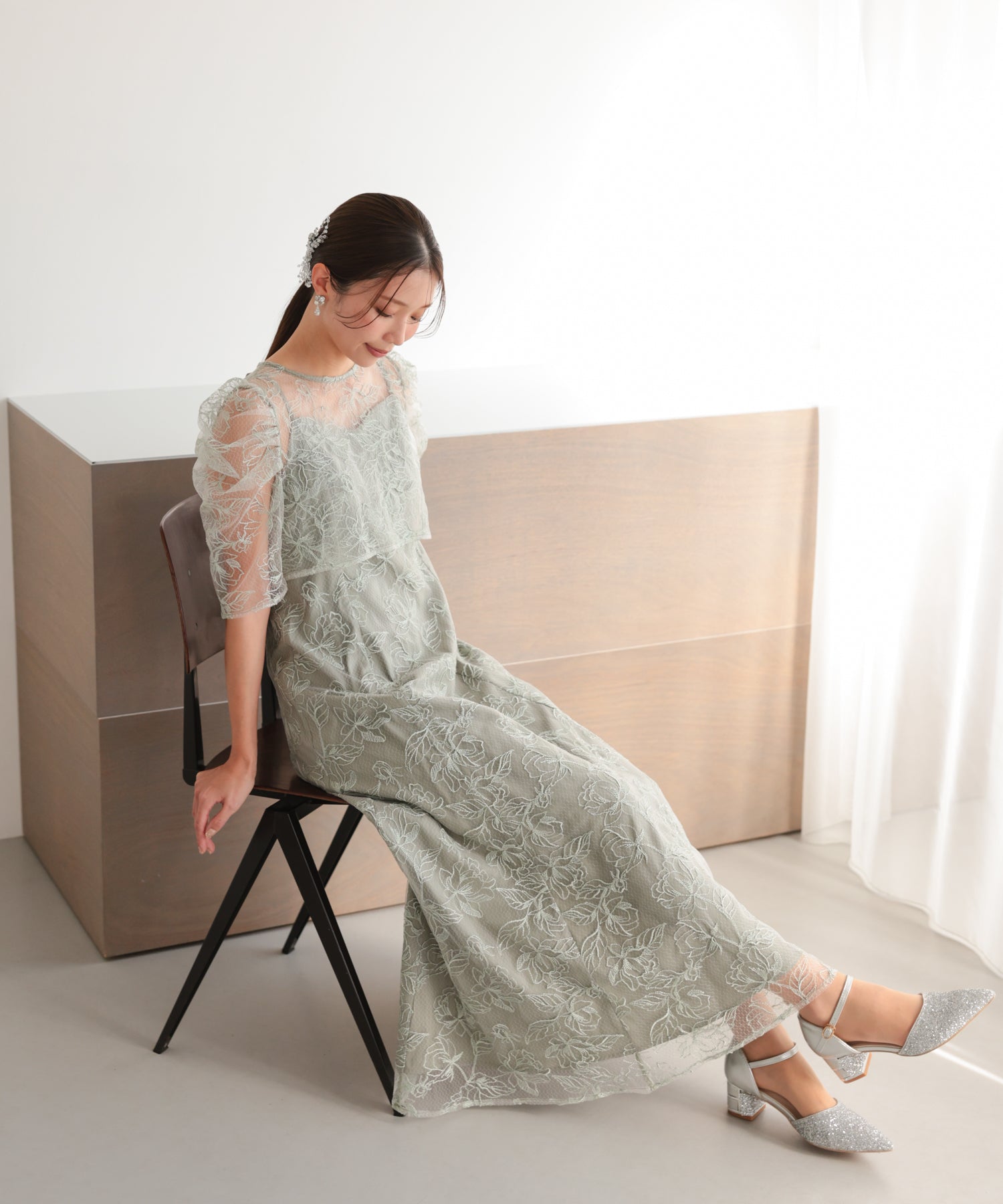 グリーン/162cm/Mサイズ着用