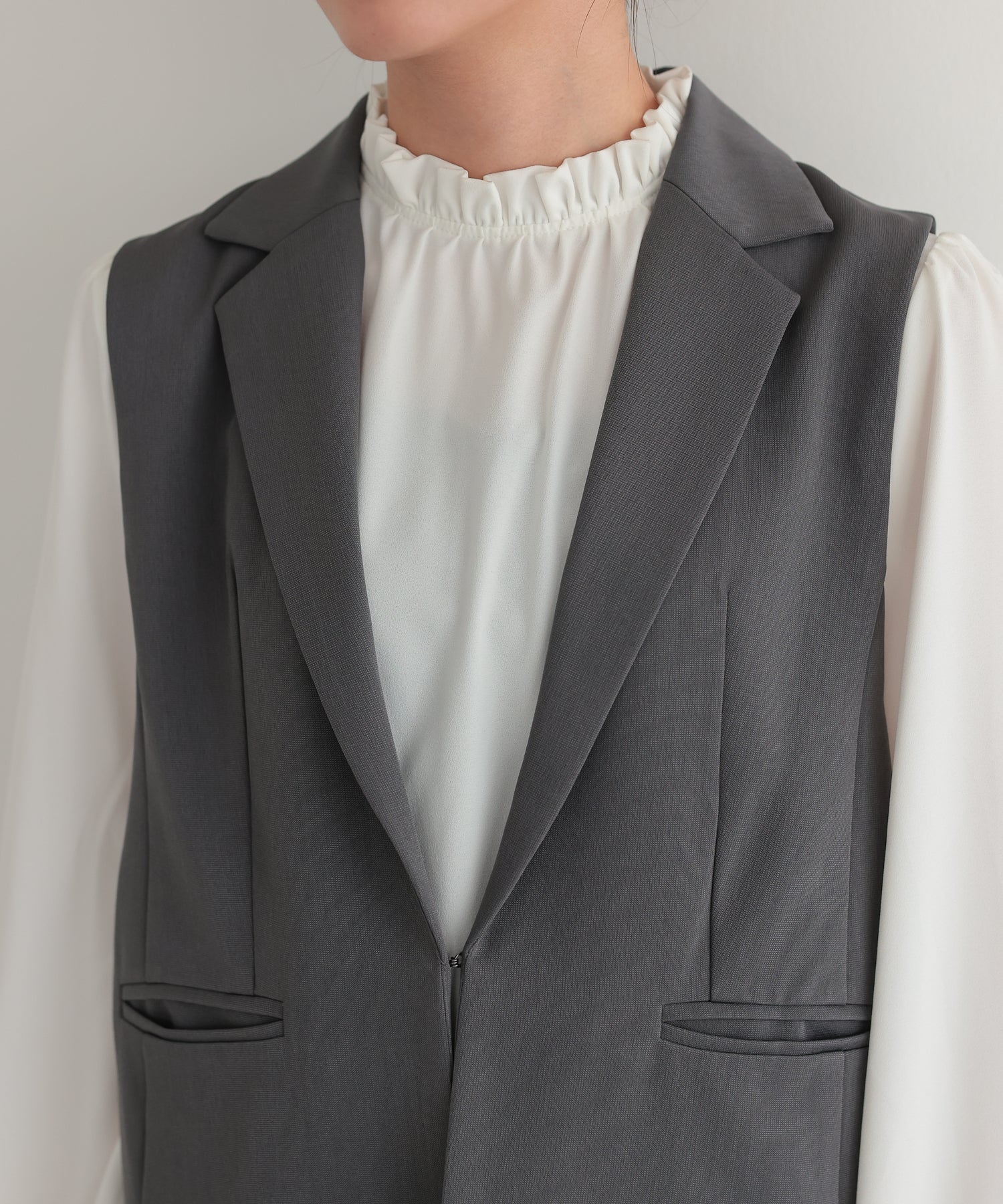 サイドベルトジレセットアップスーツ/22125607