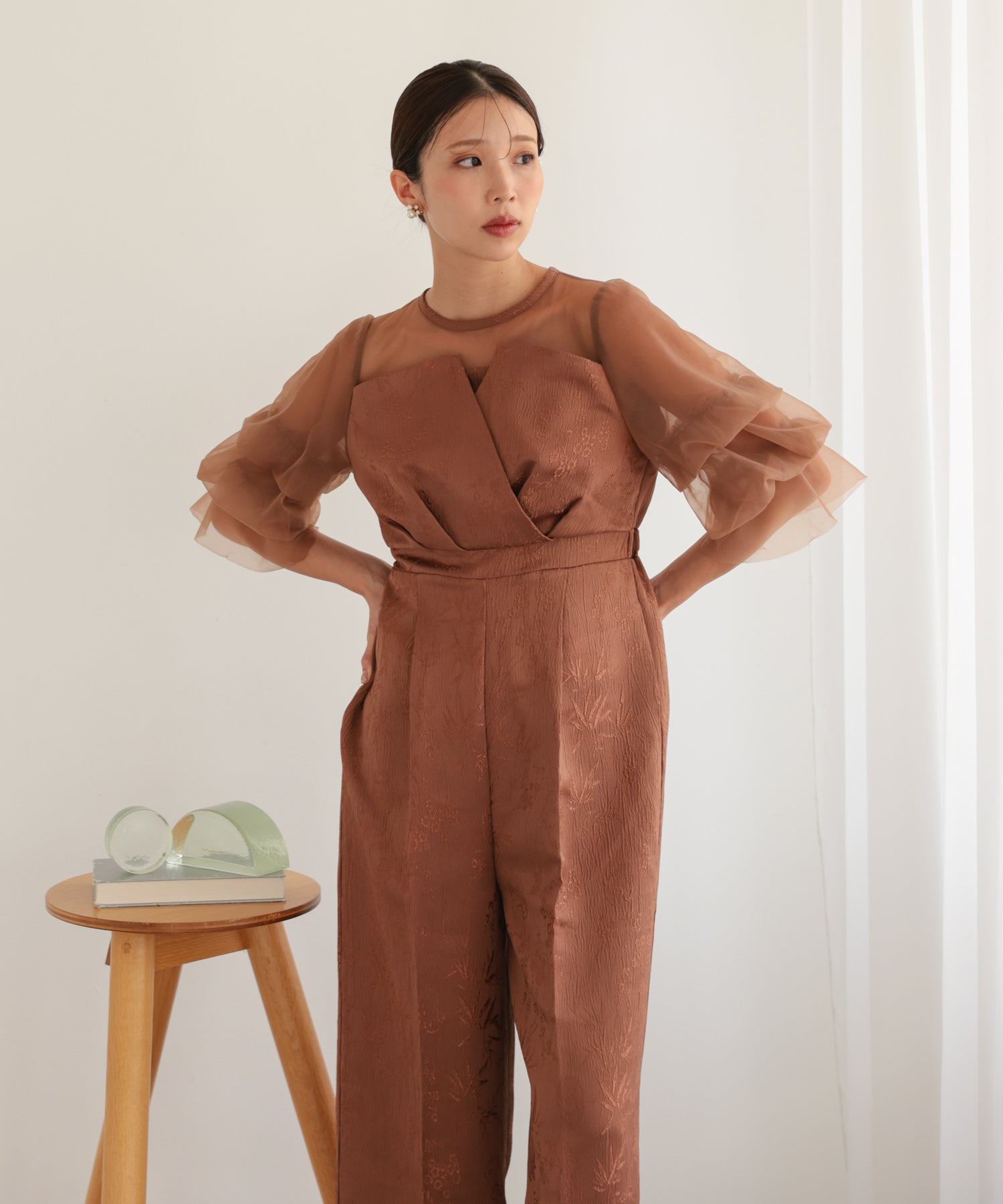 ブラウン/162cm/Mサイズ着用